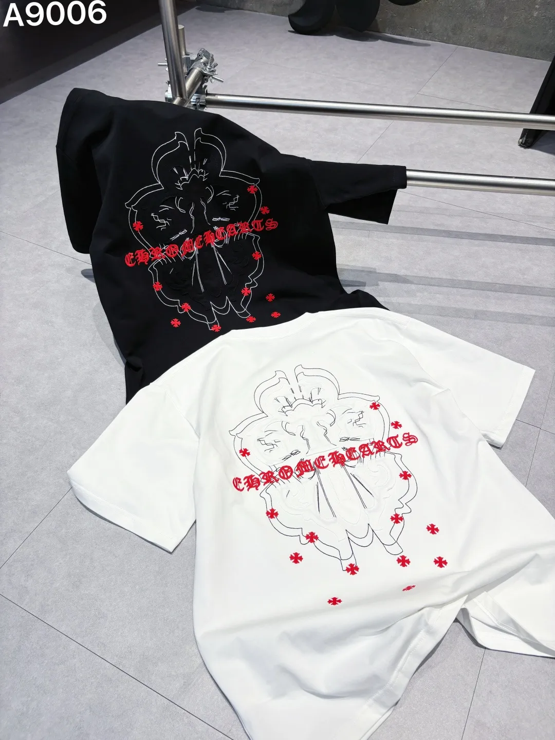 Embroidered Logo Cotton T-Shirt D16019040 — view 8