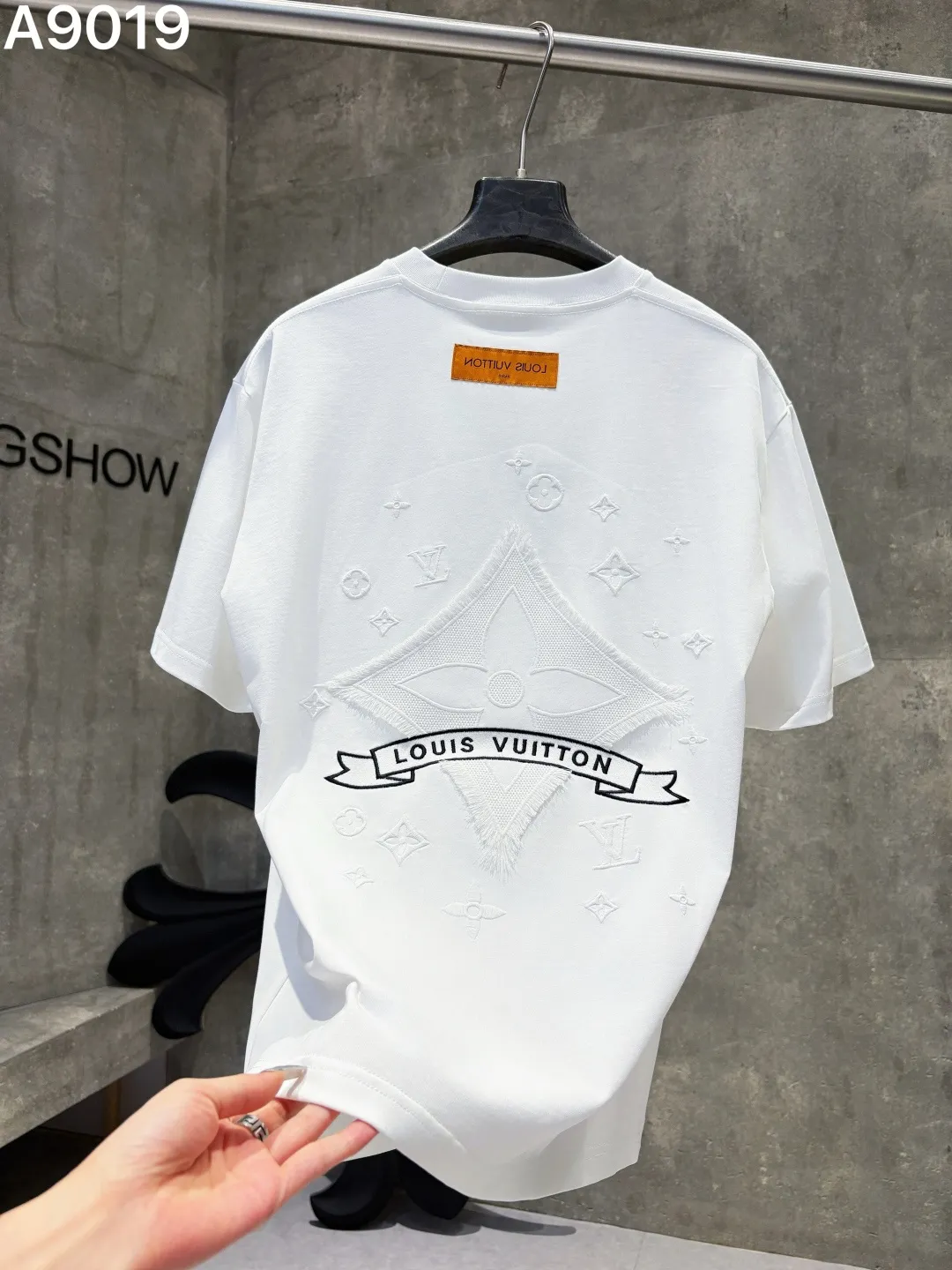 Embroidered Logo Cotton T-Shirt D16019039 — view 2