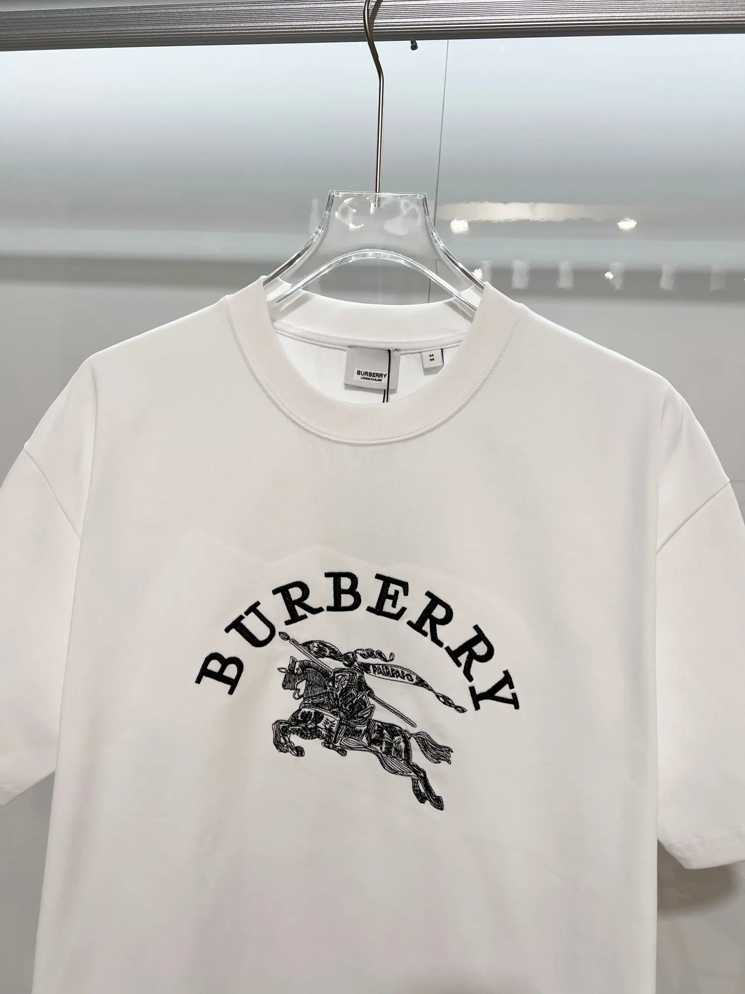 Embroidered EKD Logo Cotton T-Shirt D18014941 — view 3