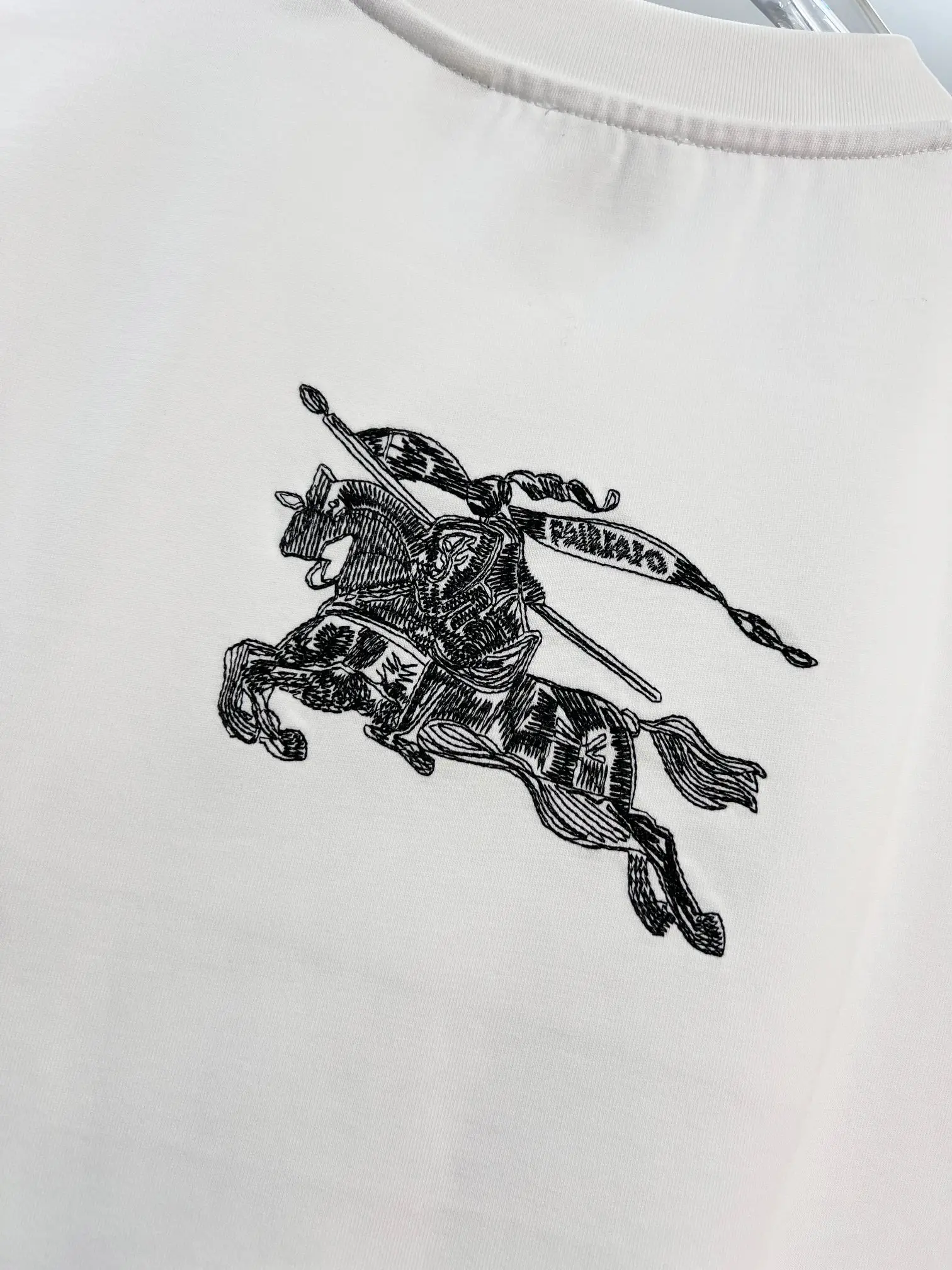 Embroidered EKD Logo Cotton T-Shirt D18014941 — view 7