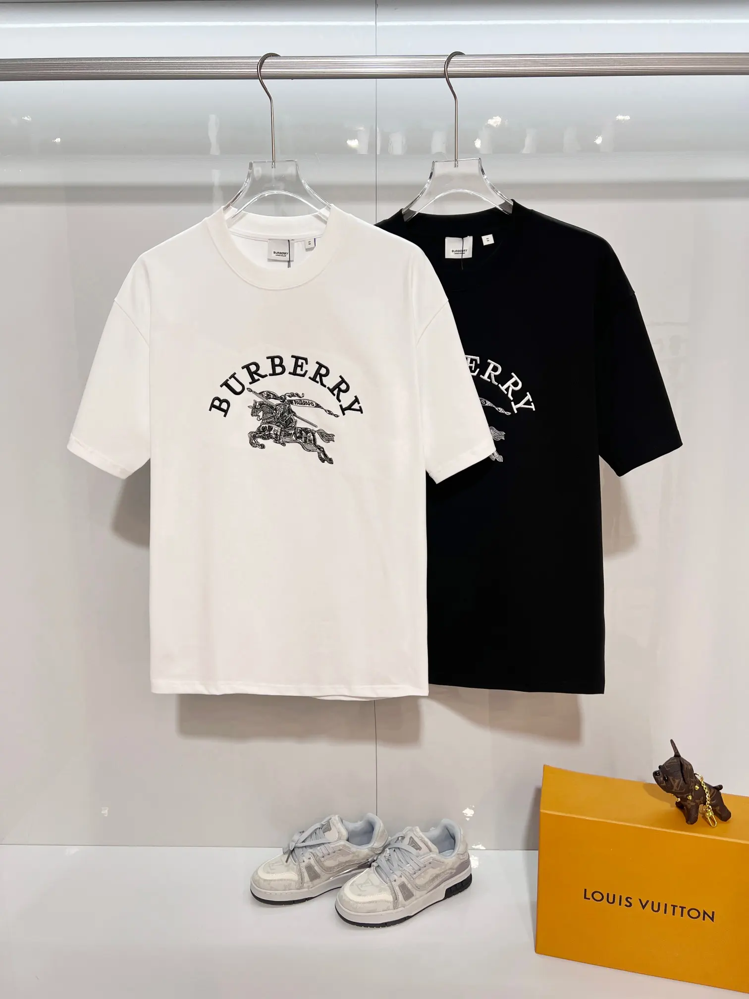 Embroidered EKD Logo Cotton T-Shirt D18014941 — view 11