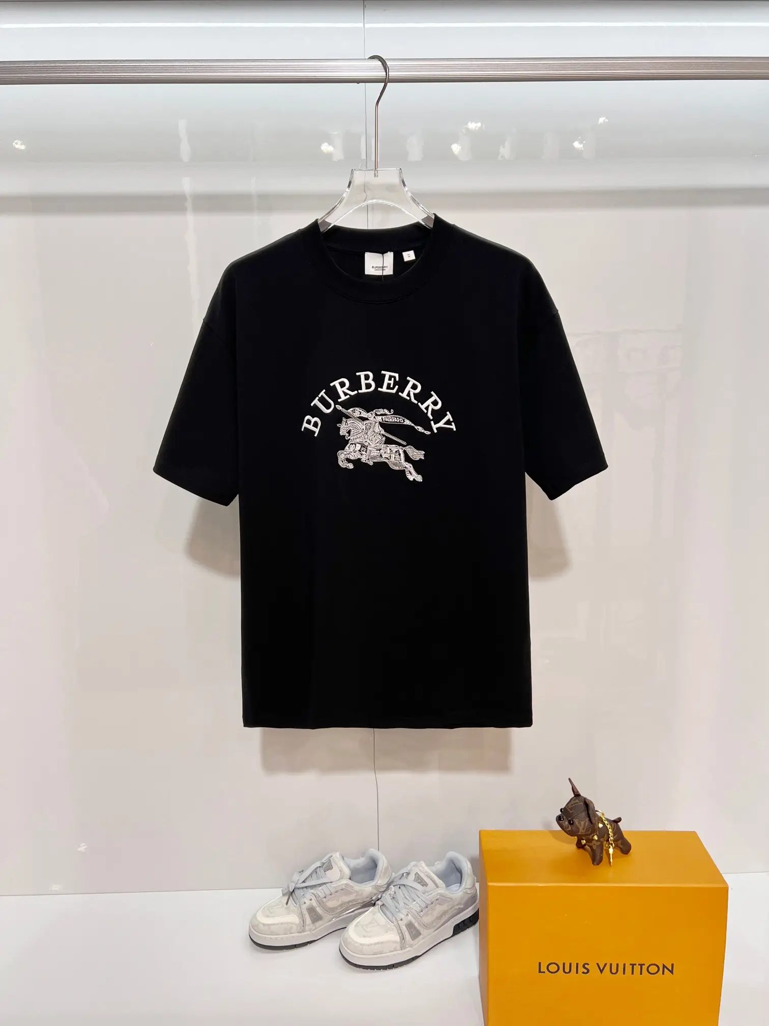 EKD Logo Embroidered Cotton T-Shirt D18014940