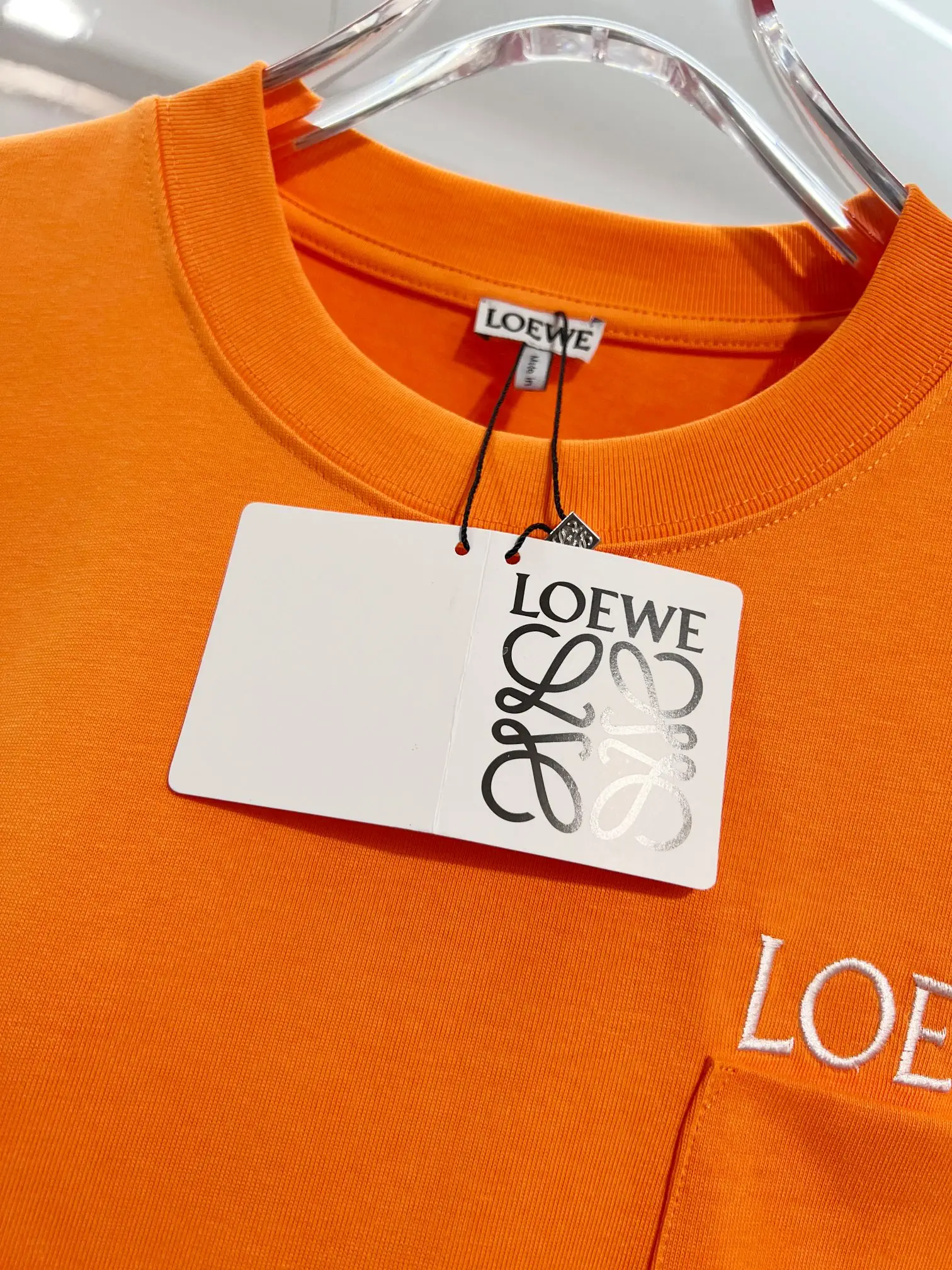 Logo-Embroidered Cotton Pocket T-Shirt D18014937 — view 4