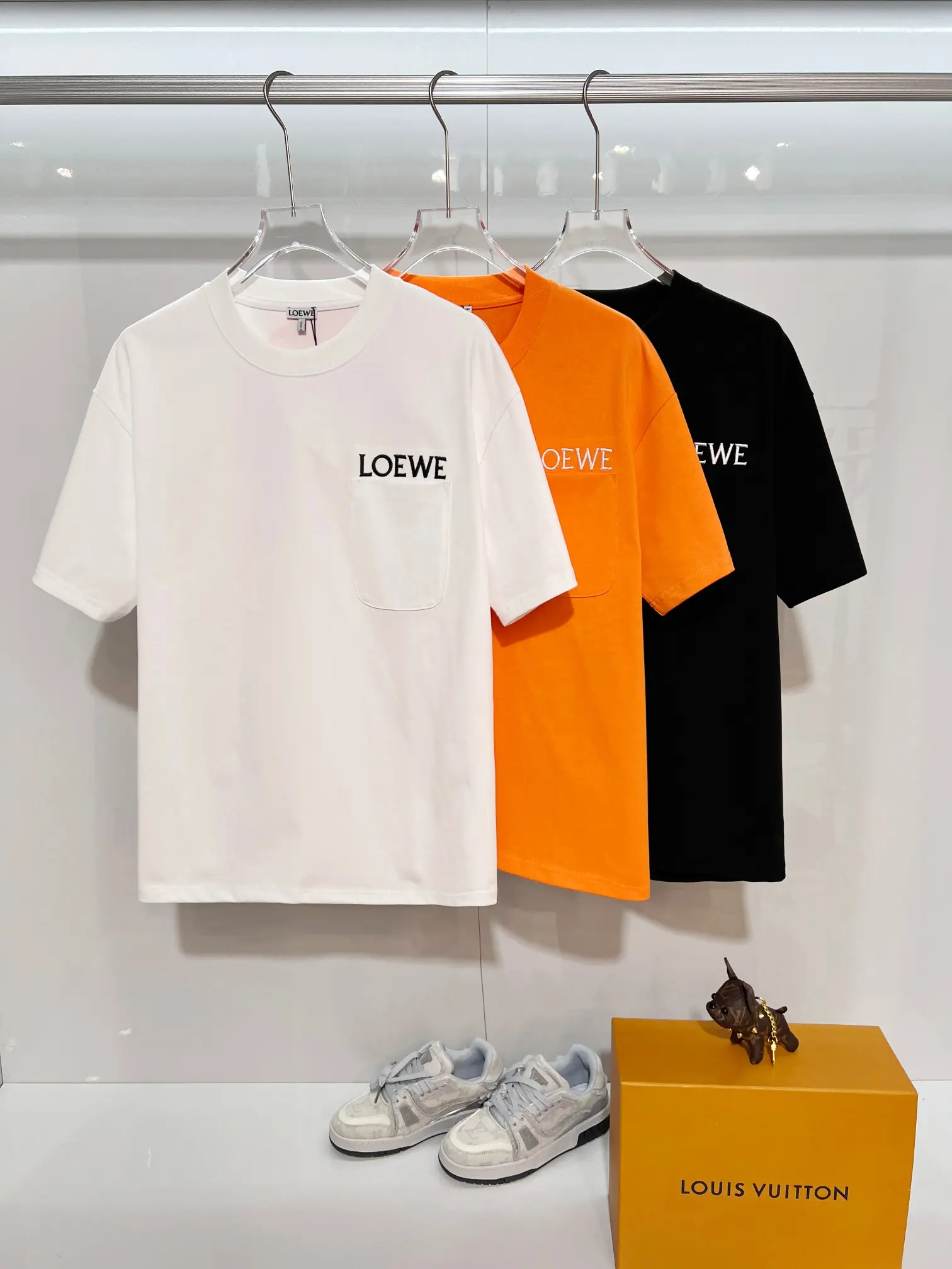 Logo-Embroidered Cotton Pocket T-Shirt D18014937 — view 10