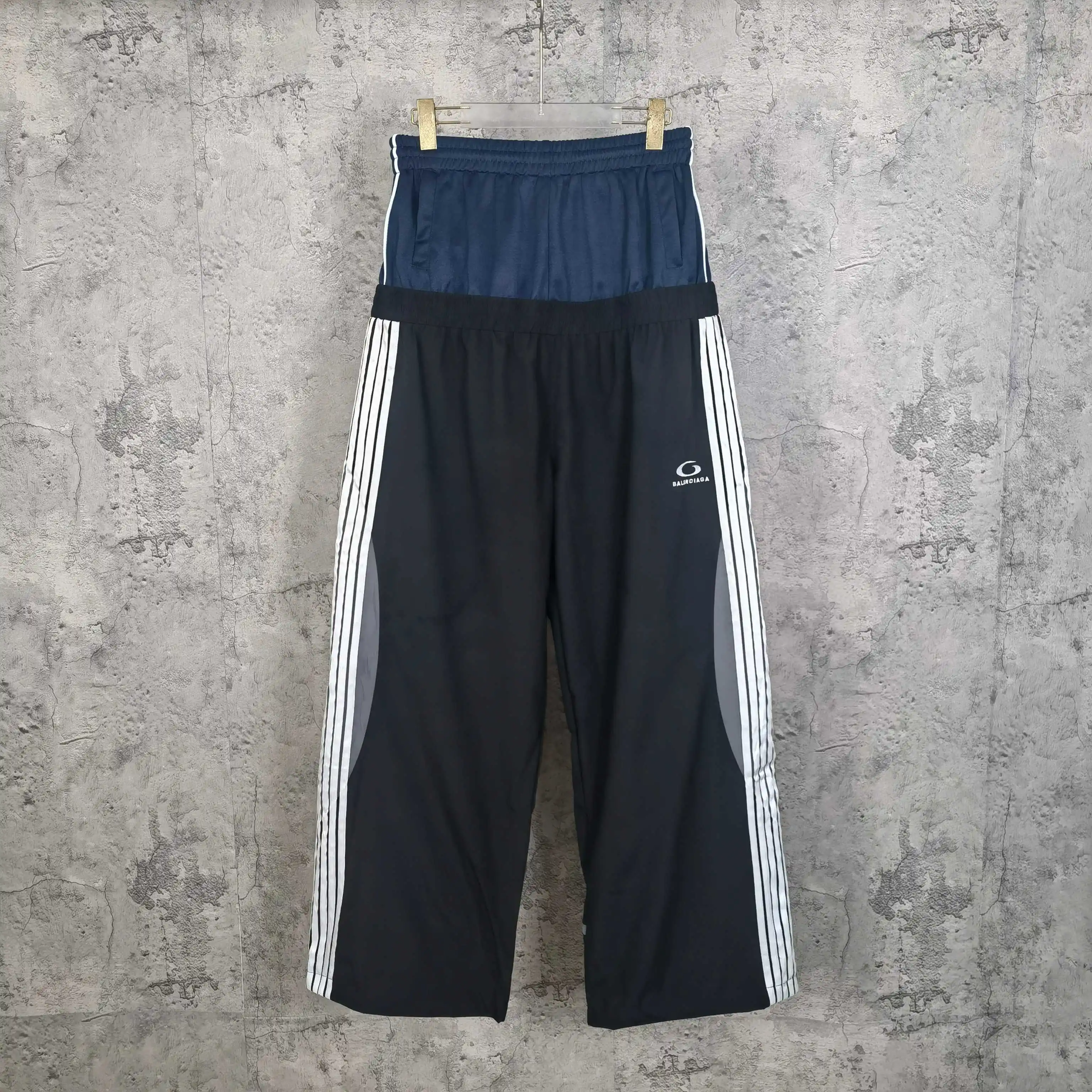 Cut-Up Double-Waistband Tracksuit Pants D22524487