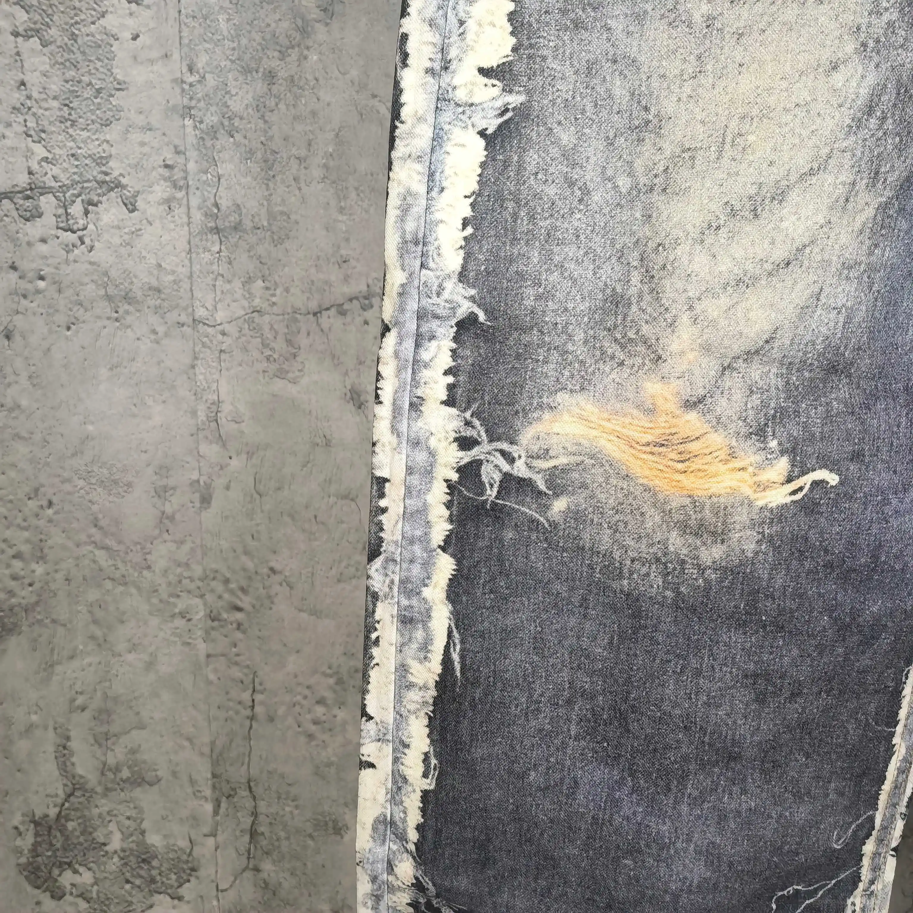 Super-Baggy Distressed 3D-Print Jeans D25024547 — view 10