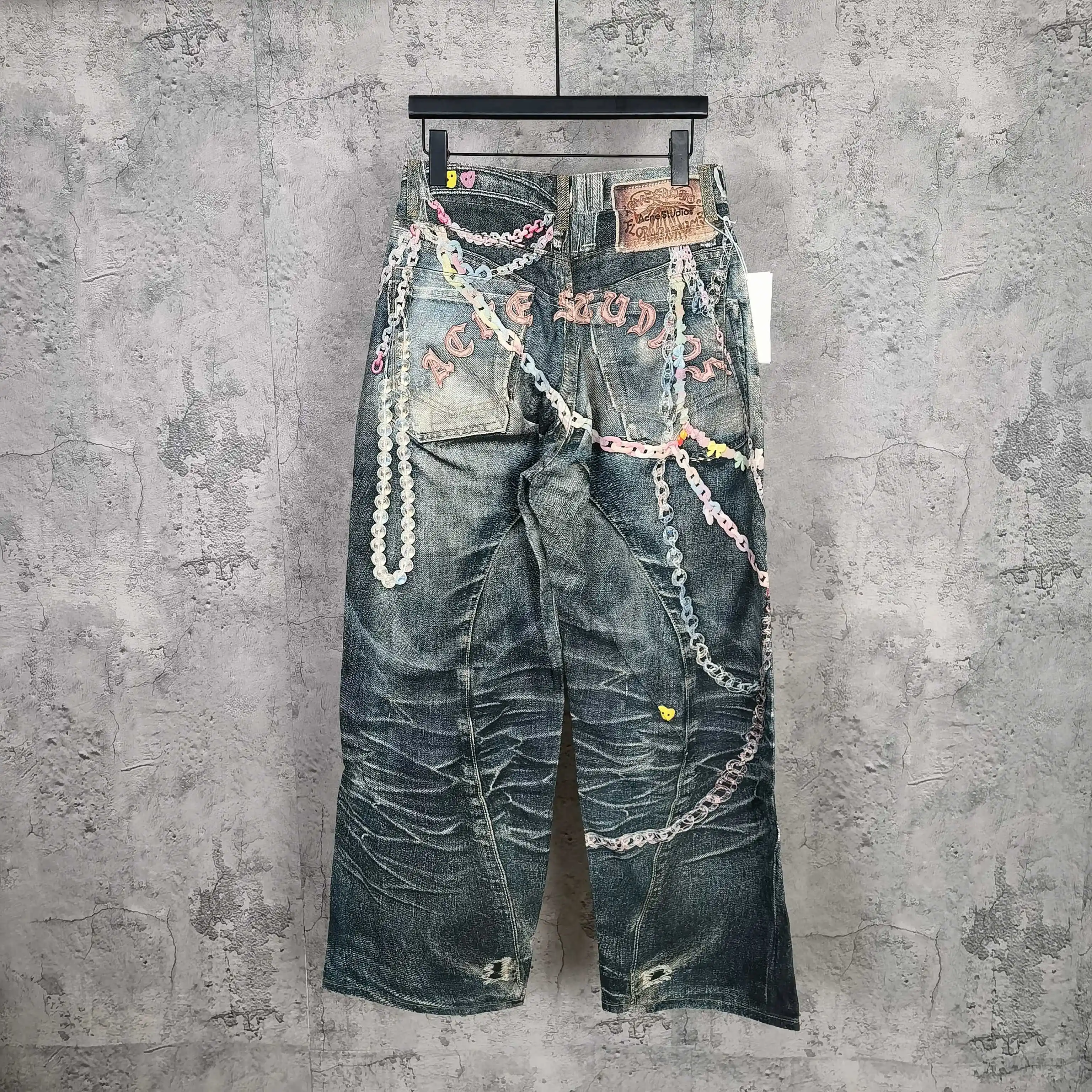1981 Trompe L'oeil Candy Print Wide-Leg Jeans D25524499 — view 2