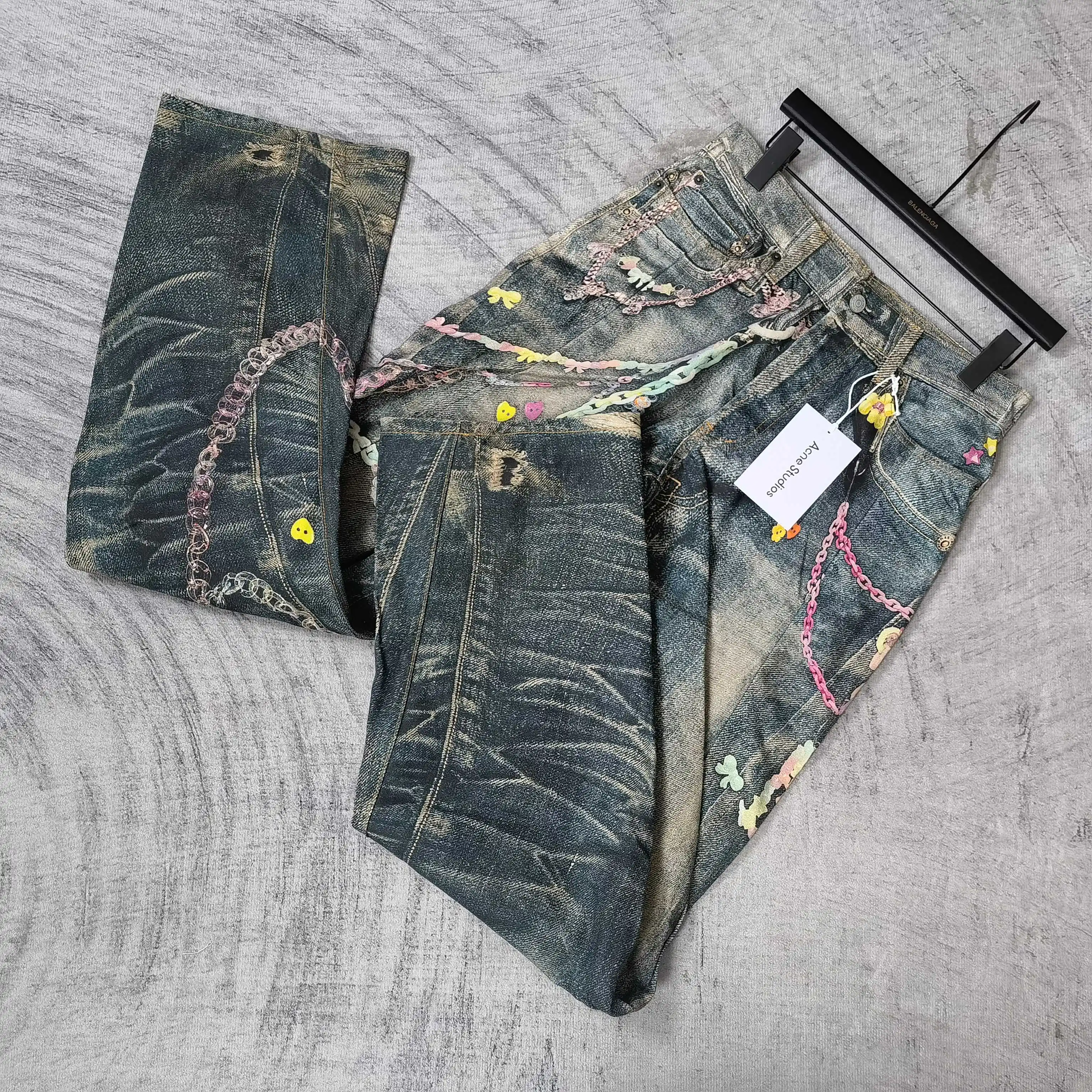 2006 Series Trompe L'oeil Printed Jeans D25524498 — view 4