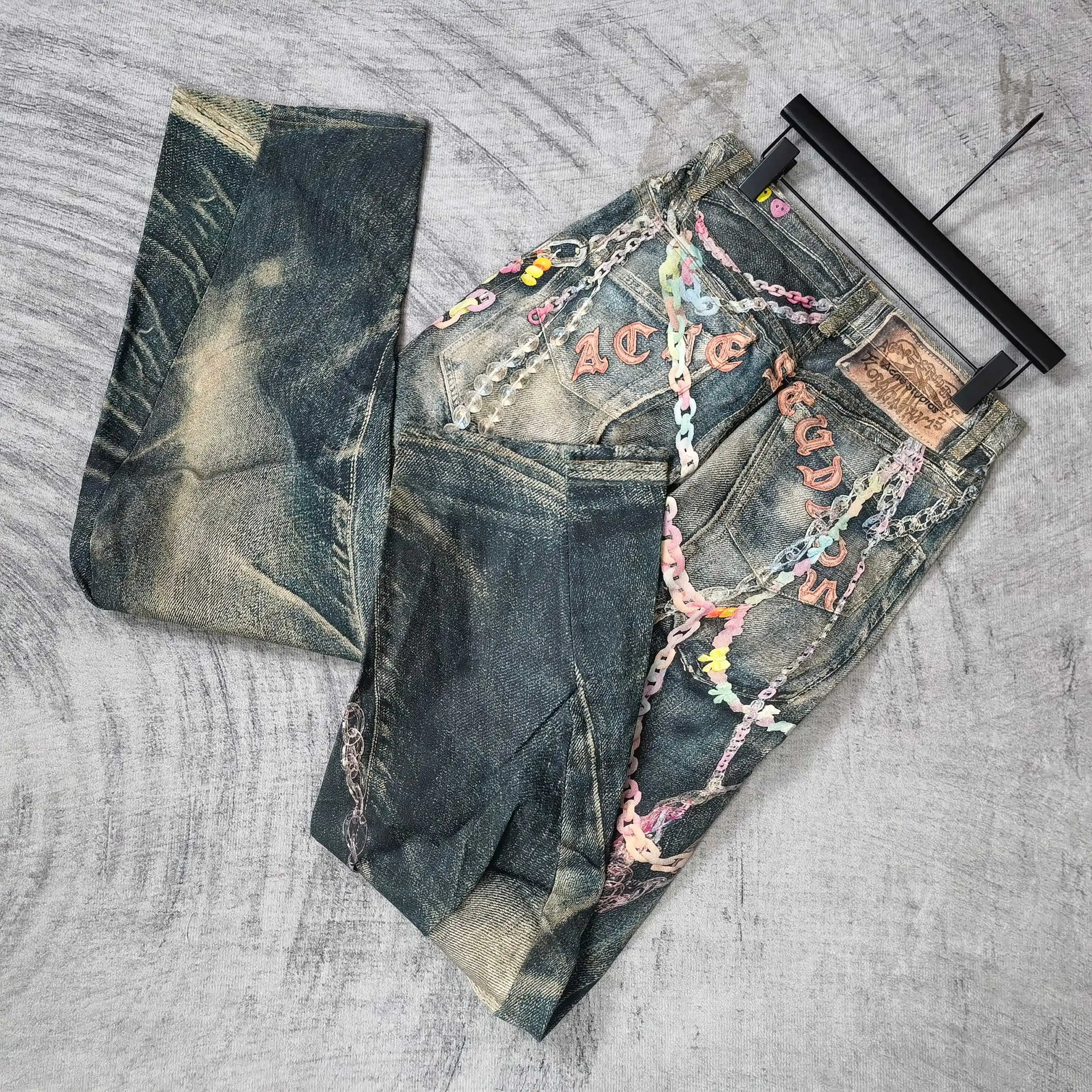 2006 Series Trompe L'oeil Printed Jeans D25524498 — view 5