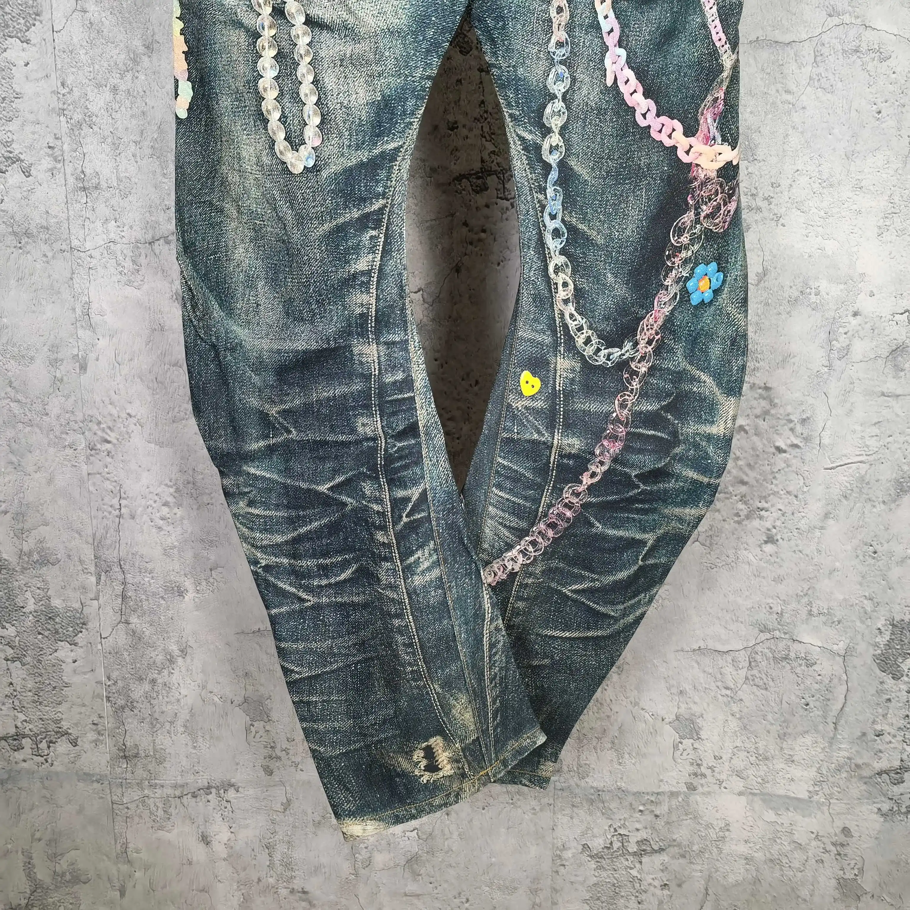 2006 Series Trompe L'oeil Printed Jeans D25524498 — view 11
