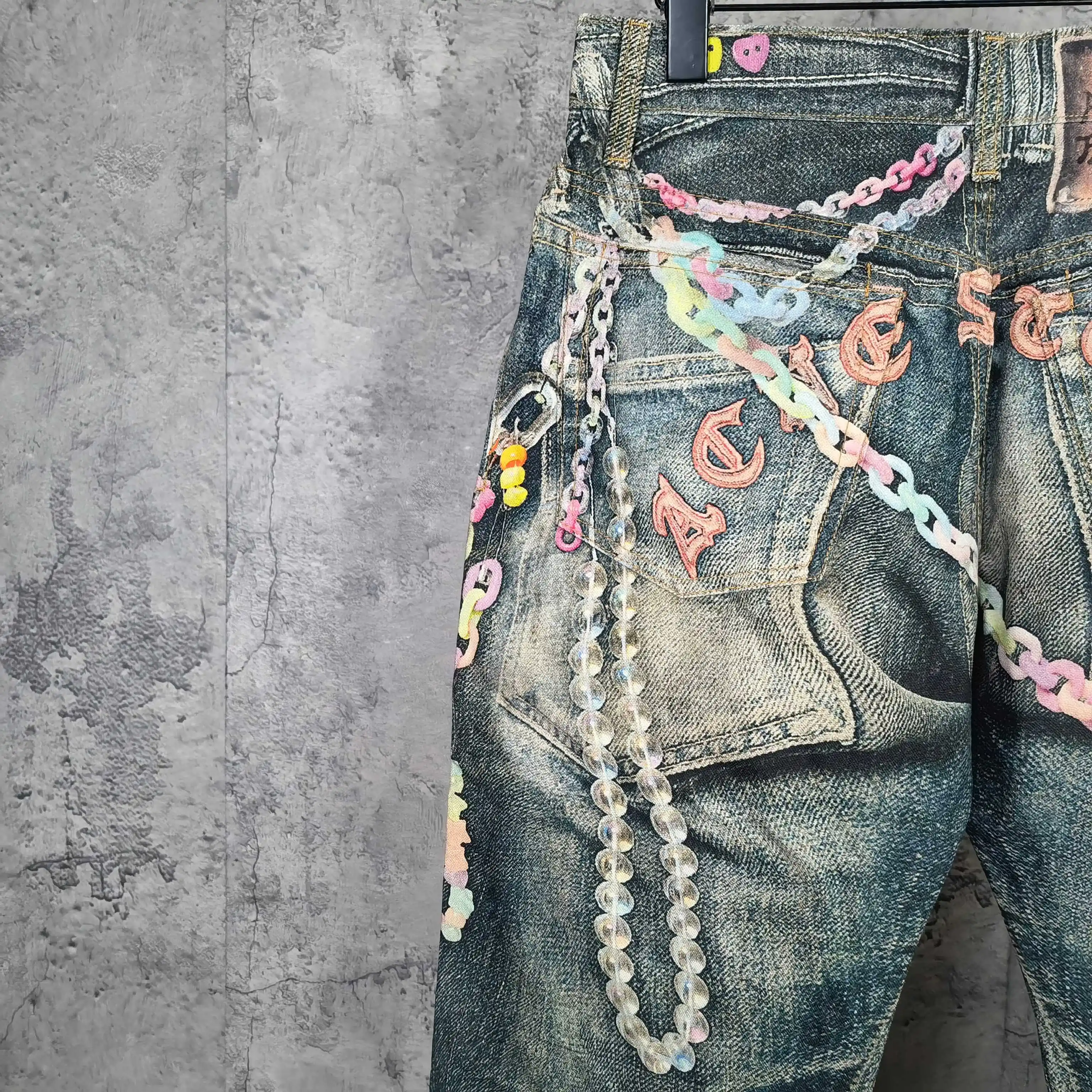2006 Series Trompe L'oeil Printed Jeans D25524498 — view 13