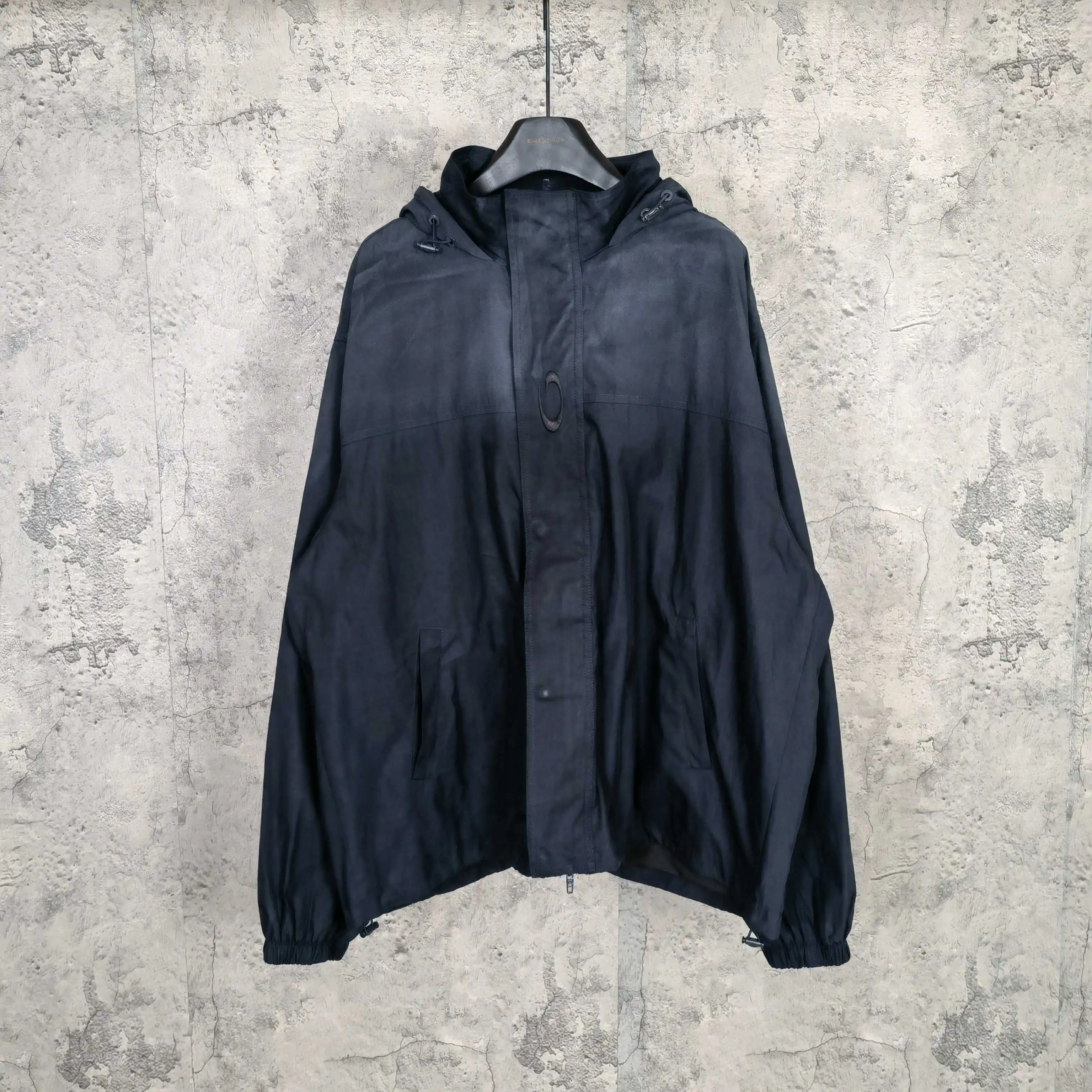 Hand-Painted Hooded Rain Jacket D29524489