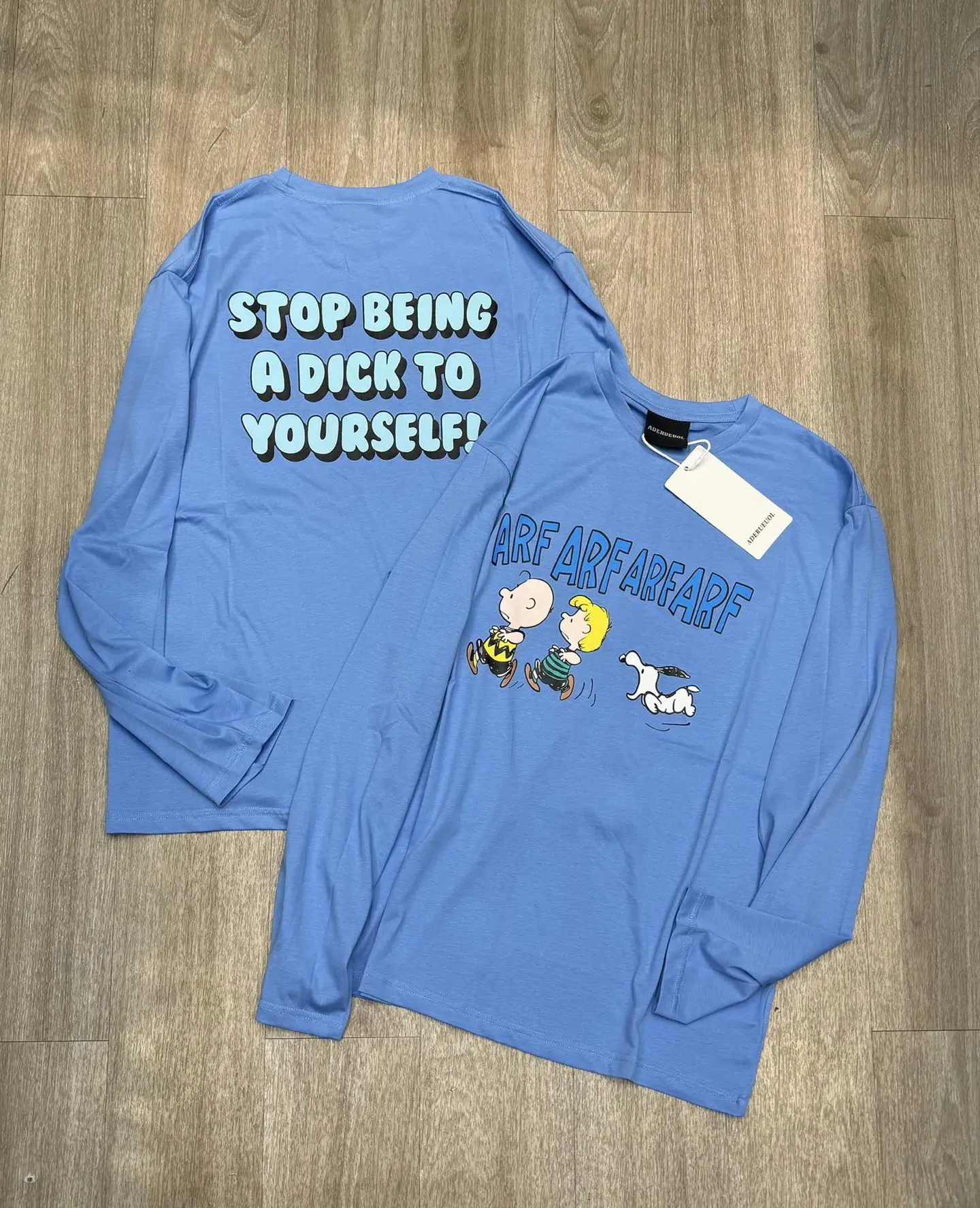 Graphic Print Long-Sleeve T-Shirt D6916116