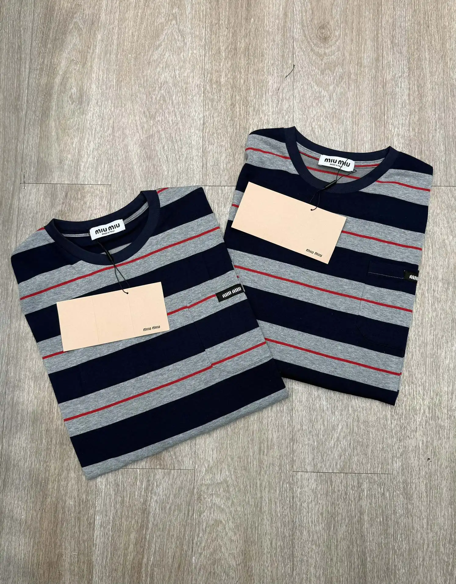 Striped Cotton Long-Sleeve T-Shirt D7916076 — view 2
