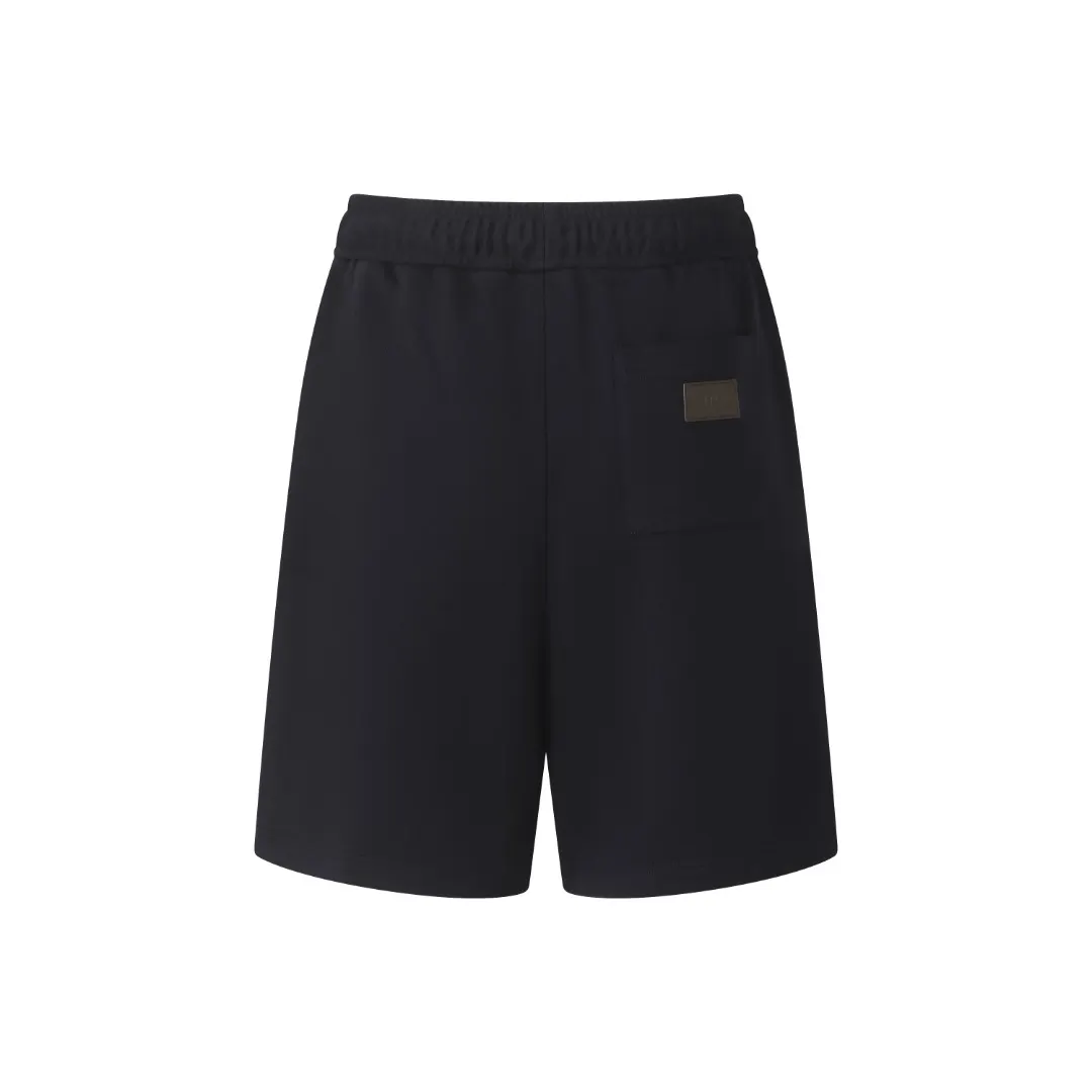 Logo-Patch Cotton Jersey Drawstring Shorts D14521680 — view 3