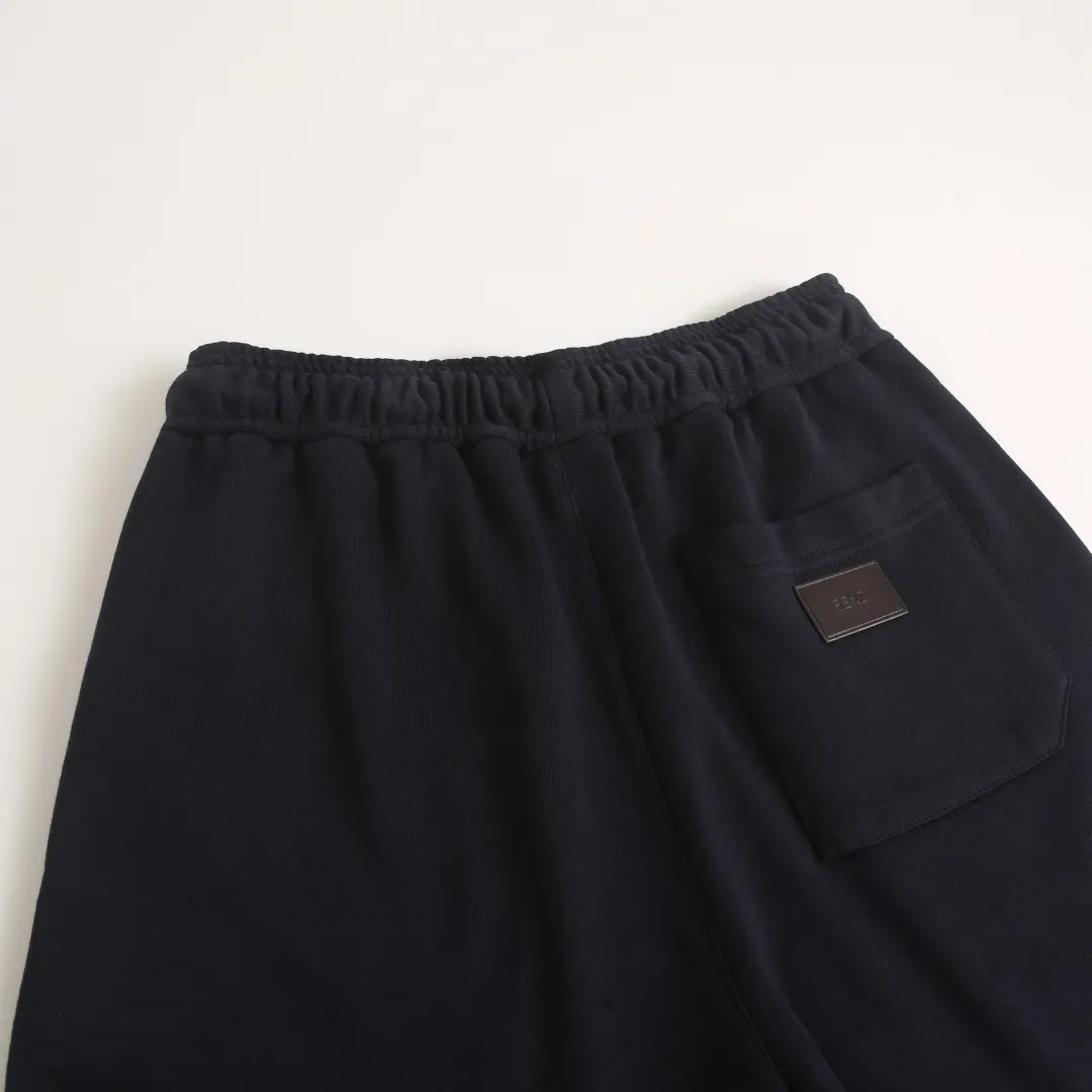 Logo-Patch Cotton Jersey Drawstring Shorts D14521680 — view 9