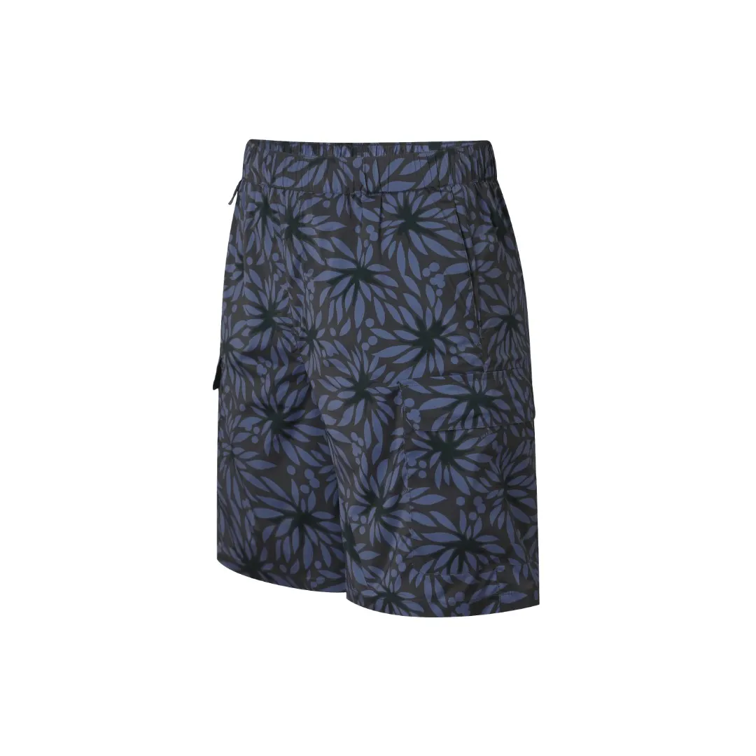 Floral-Print Water-Repellent Nylon Shorts D15521679 — view 2