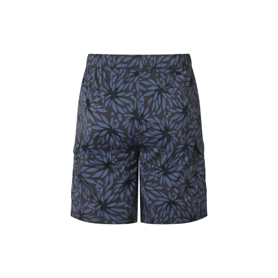 Floral-Print Water-Repellent Nylon Shorts D15521679 — view 3