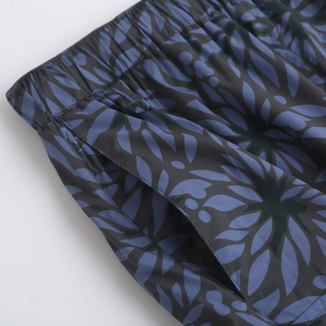 Floral-Print Water-Repellent Nylon Shorts D15521679 — view 4