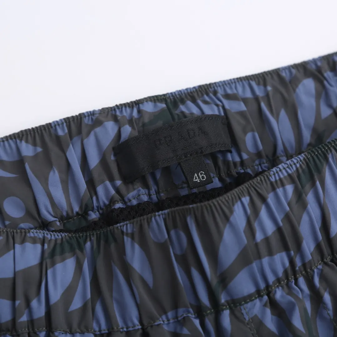 Floral-Print Water-Repellent Nylon Shorts D15521679 — view 8