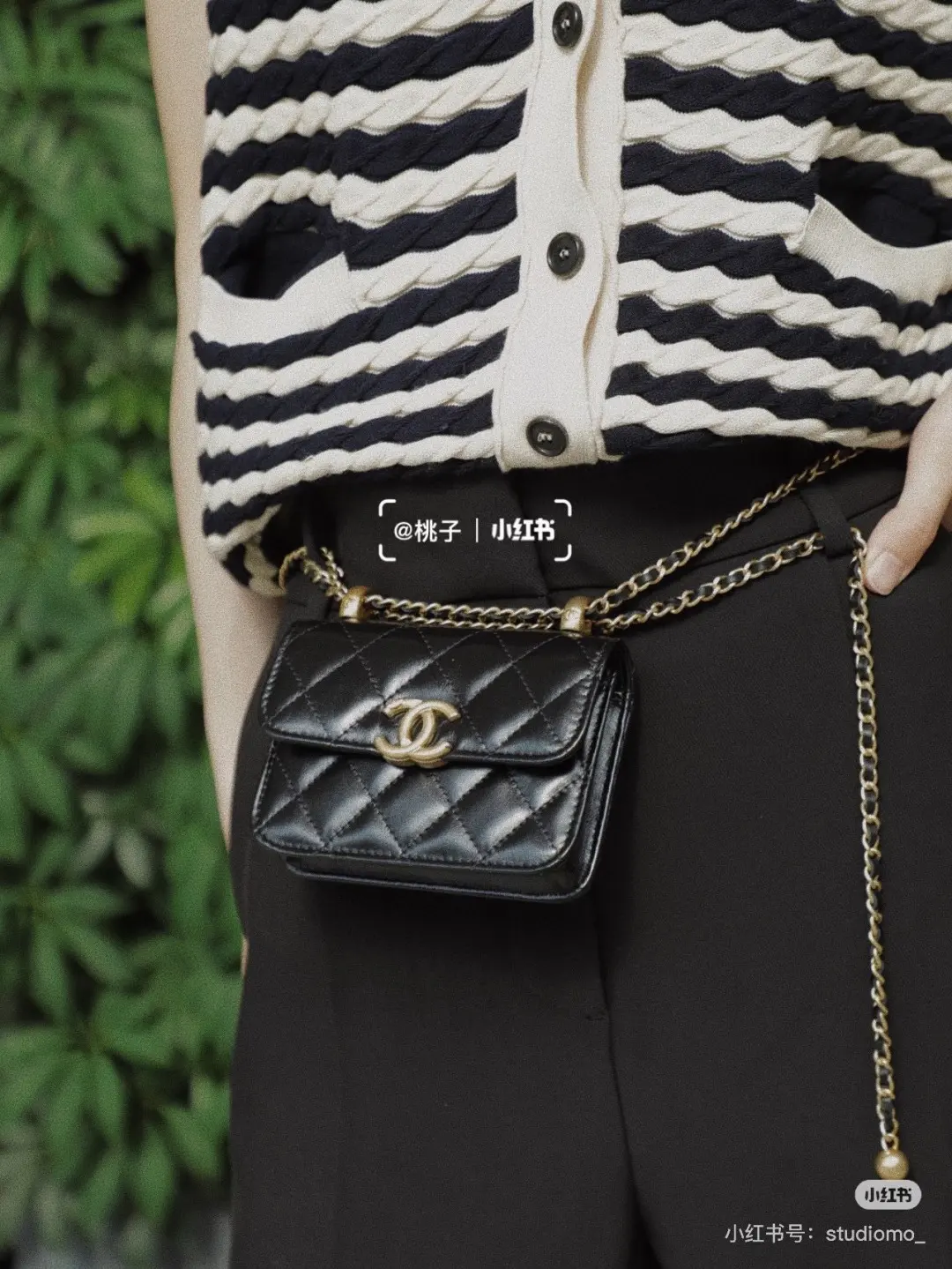 Chanel Quilted Mini Belt Bag D25518231