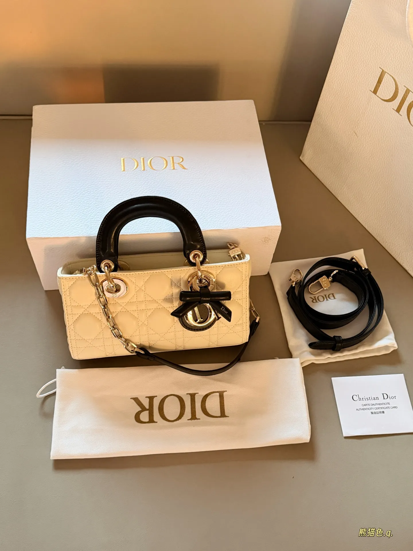 Lady Dior Horizontal Mini Bag D36017910 — view 2
