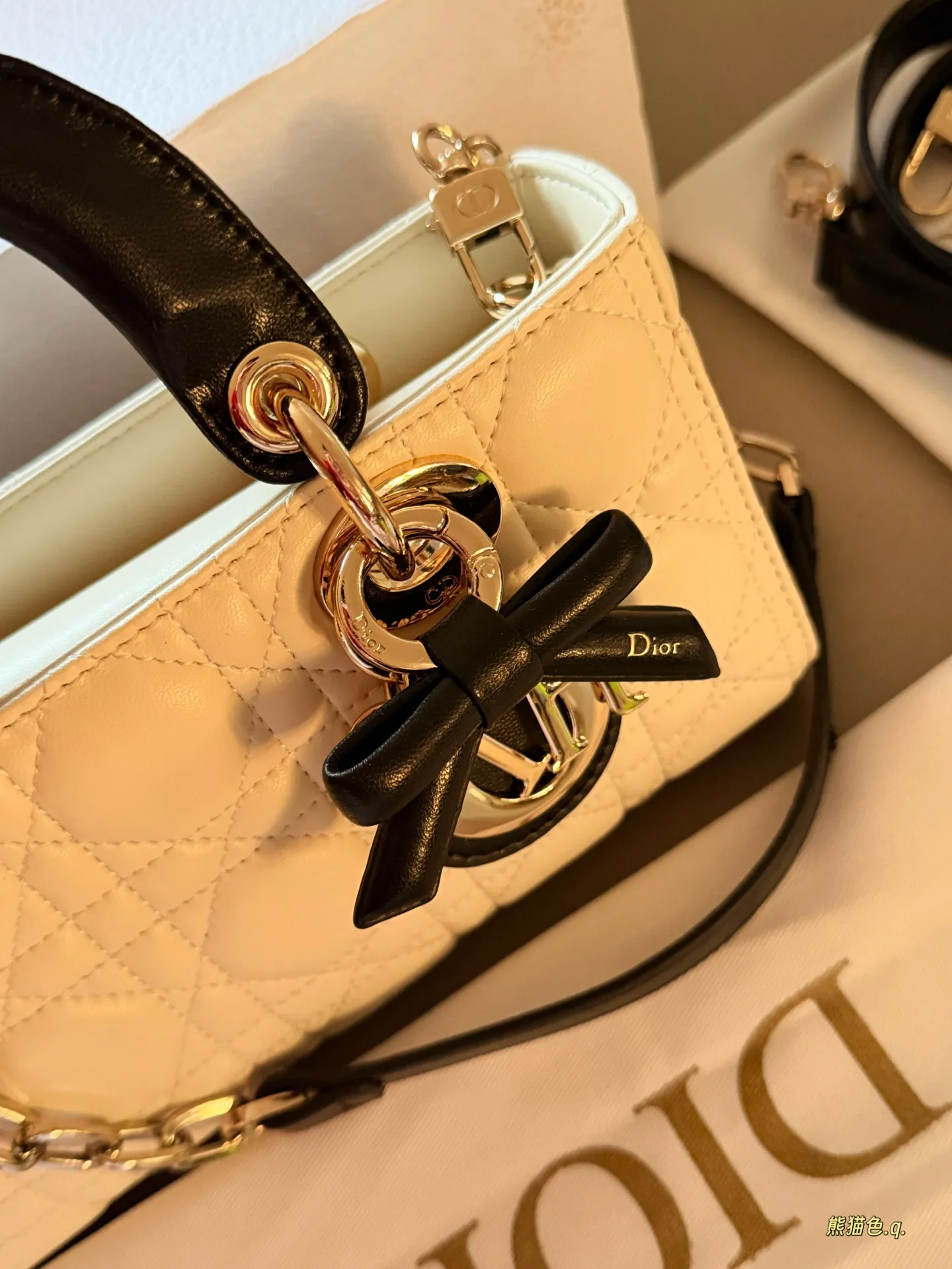 Lady Dior Horizontal Mini Bag D36017910 — view 3