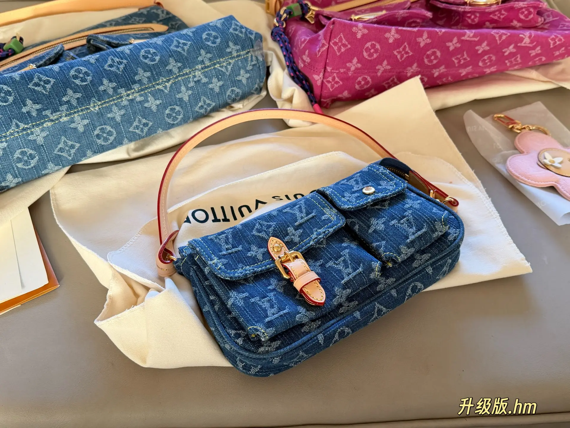 Monogram Denim Cargo Shoulder Bag D36518158 — view 2