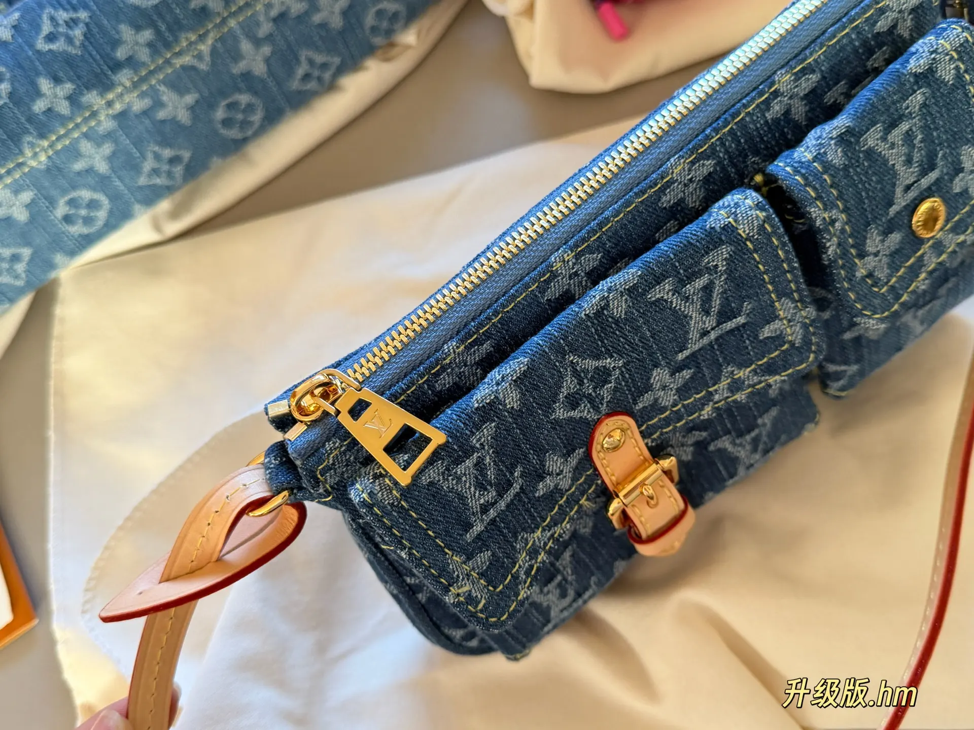Monogram Denim Cargo Shoulder Bag D36518158 — view 6