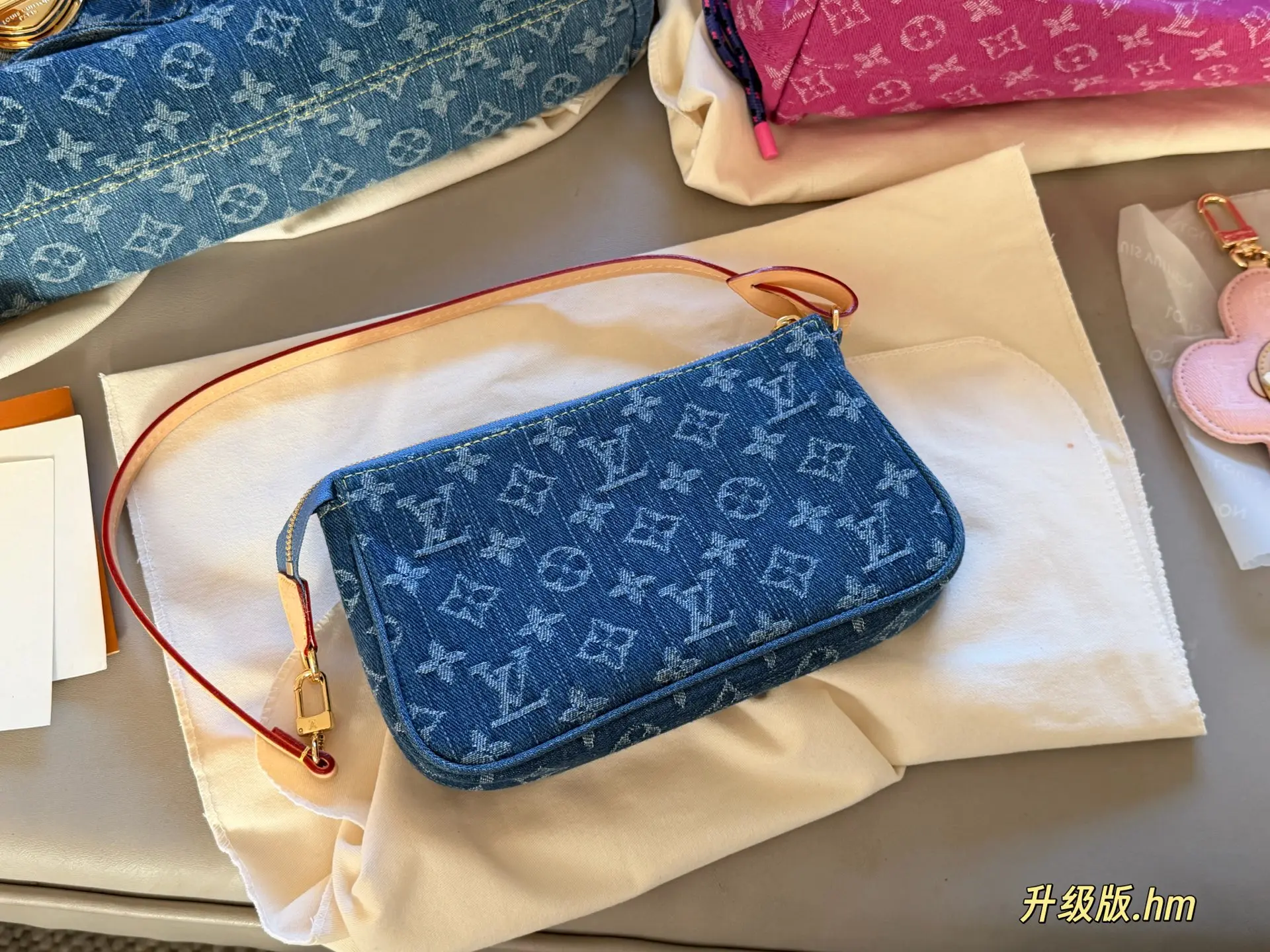 Monogram Denim Cargo Shoulder Bag D36518158 — view 8