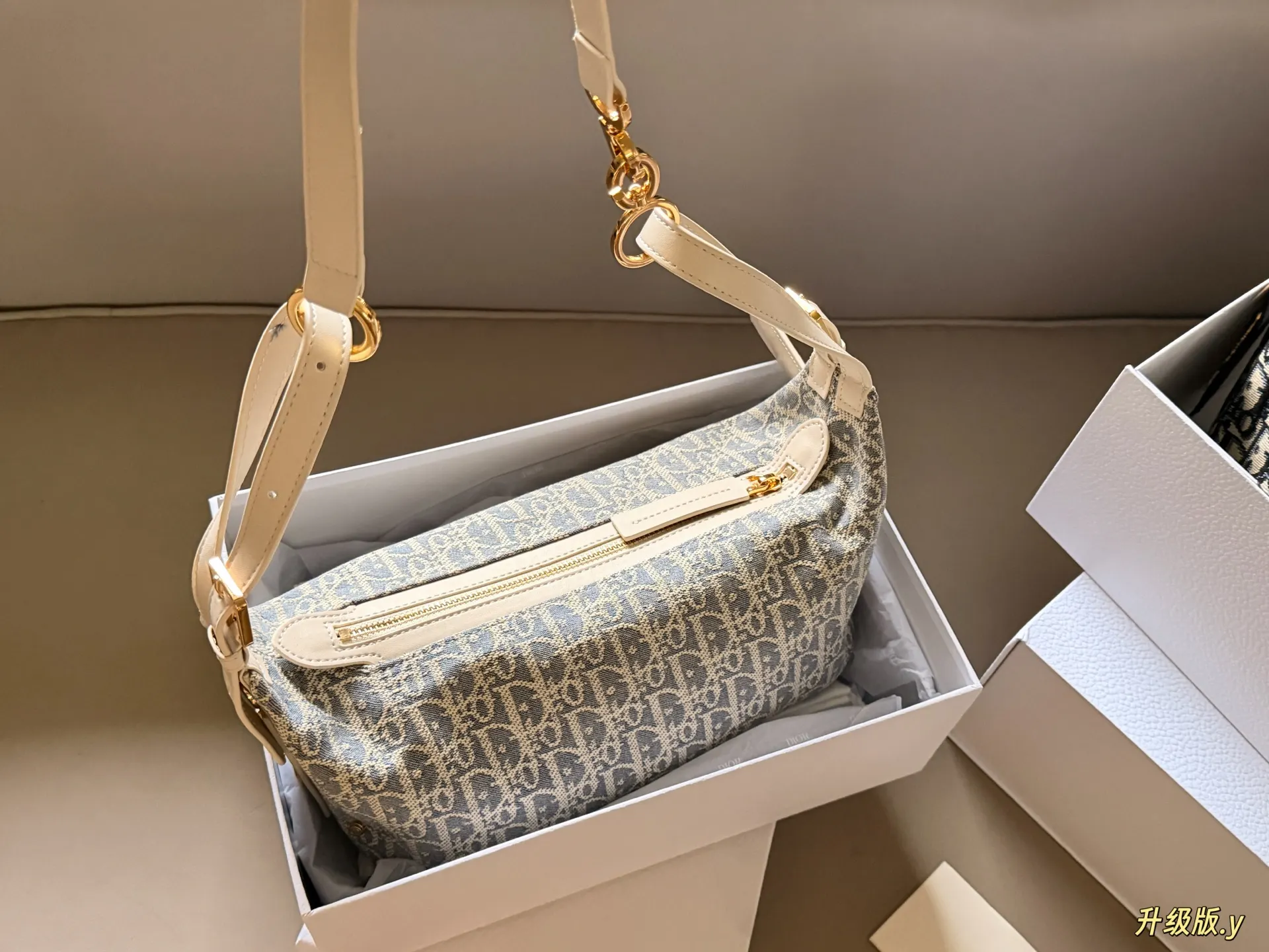 D-Journey Canvas Hobo Bag D38018257 — view 13