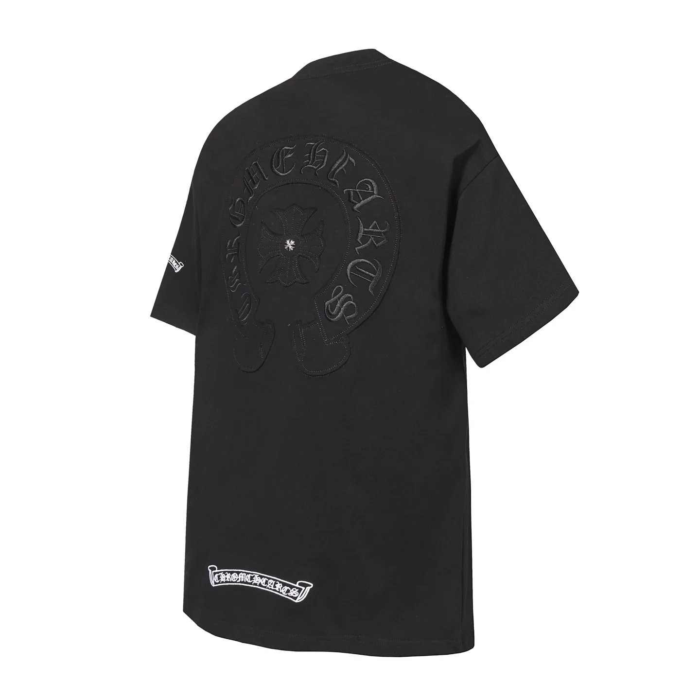 Horseshoe Patch Embroidered Cotton T-Shirt D10014113 — view 3