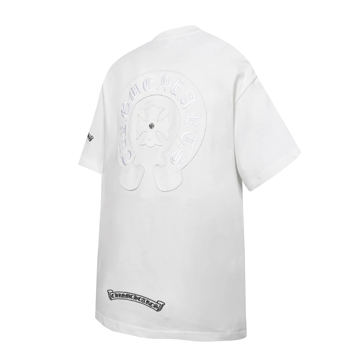 Horseshoe Patch Embroidered Cotton T-Shirt D10014114 — view 7