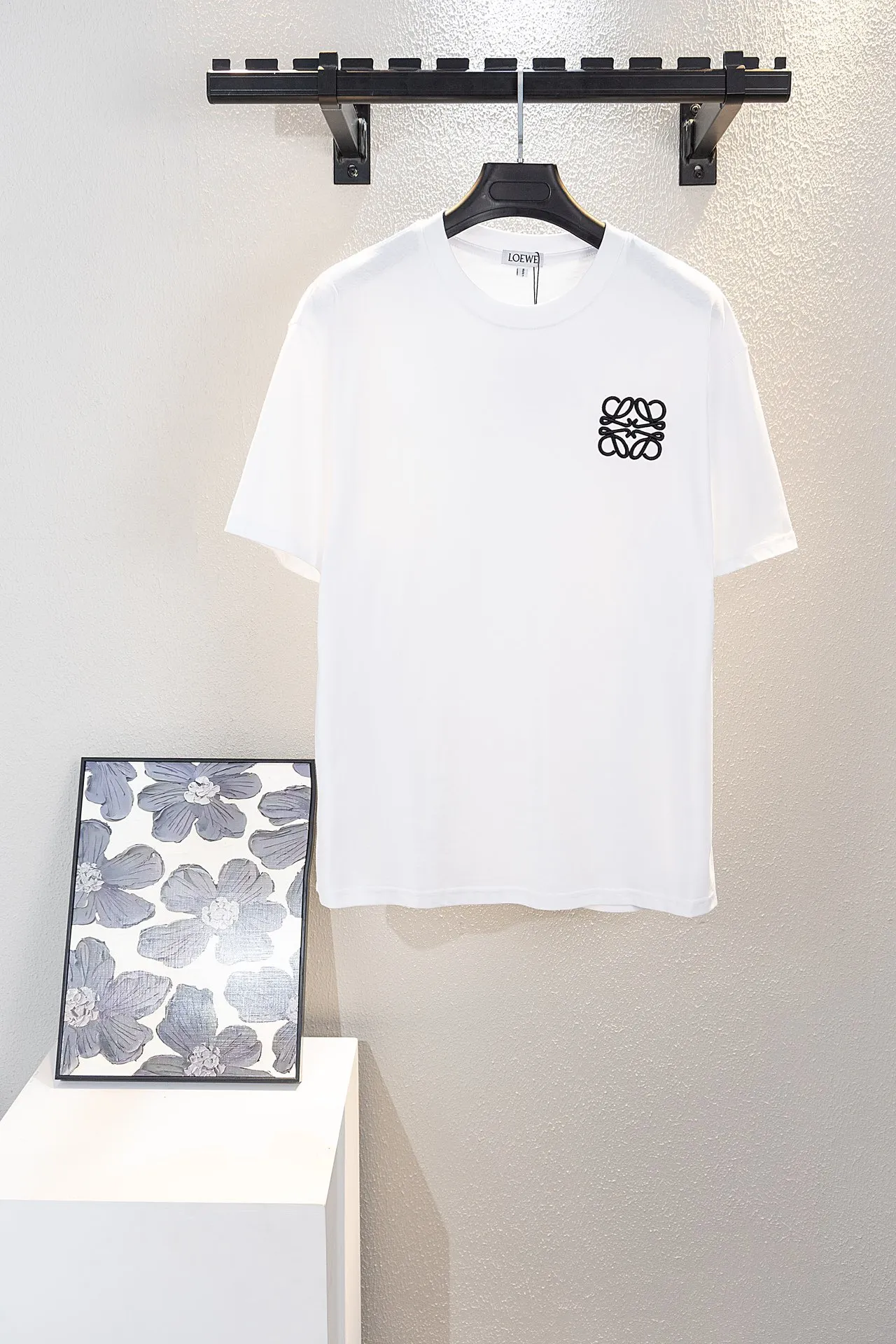Anagram Embroidered Cotton T-Shirt D10512638
