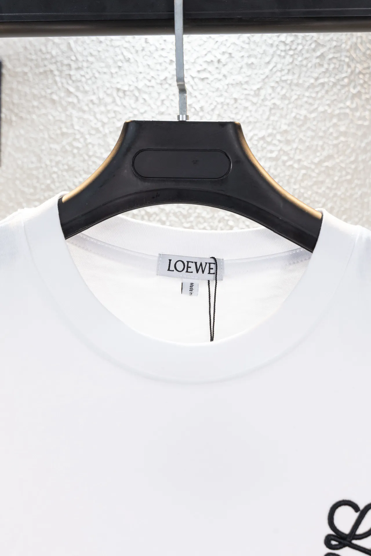 Anagram Embroidered Cotton T-Shirt D10512638 — view 3