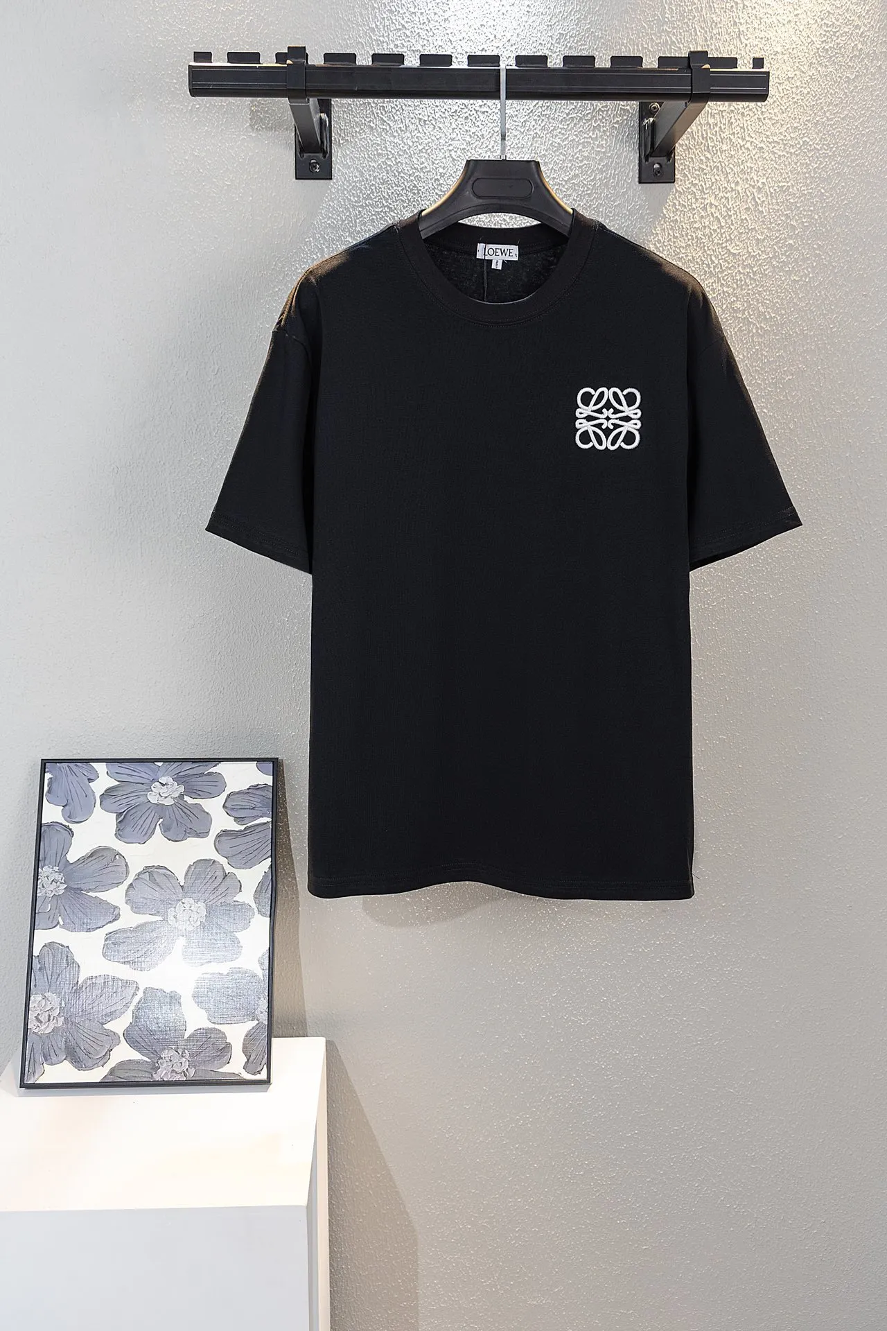 Anagram Embroidered Cotton T-Shirt D10512637