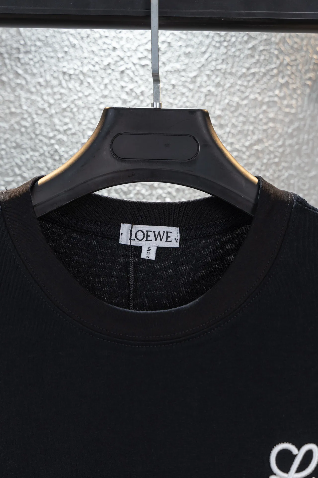 Anagram Embroidered Cotton T-Shirt D10512637 — view 3
