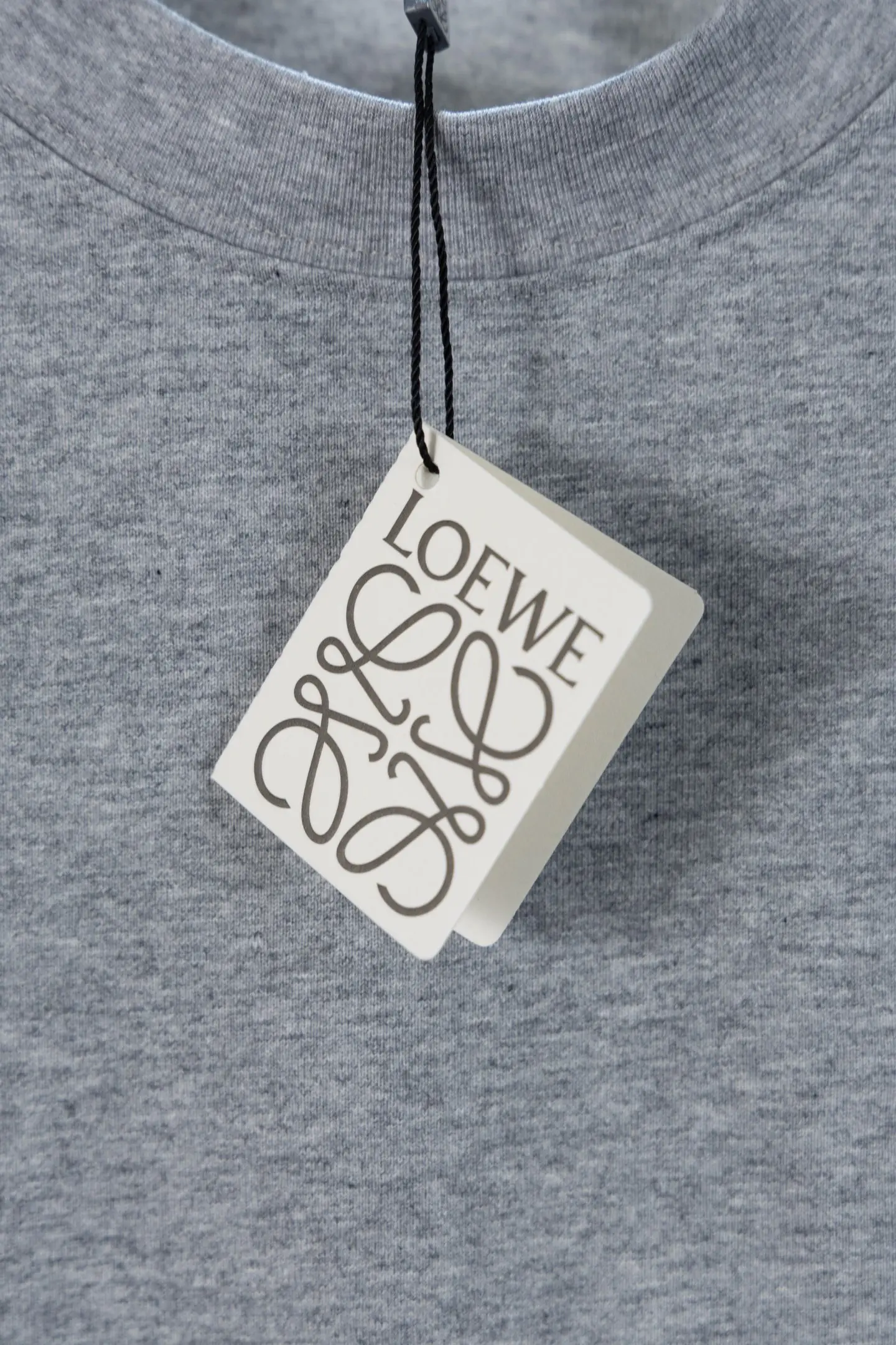 Rabbit Anagram Embroidered Cotton T-Shirt D10512639 — view 9