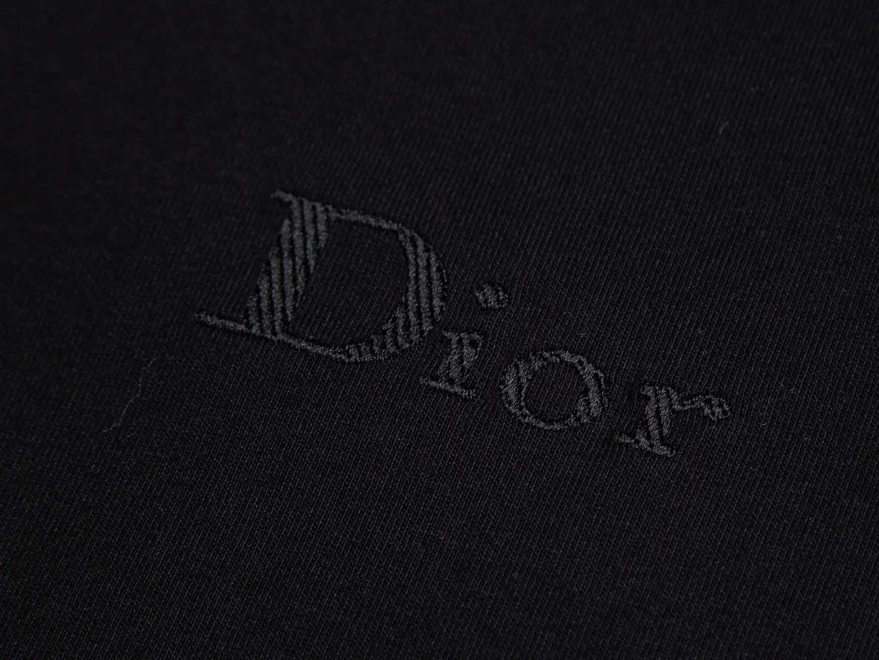 Embroidered Logo Cotton T-Shirt D10516282 — view 3