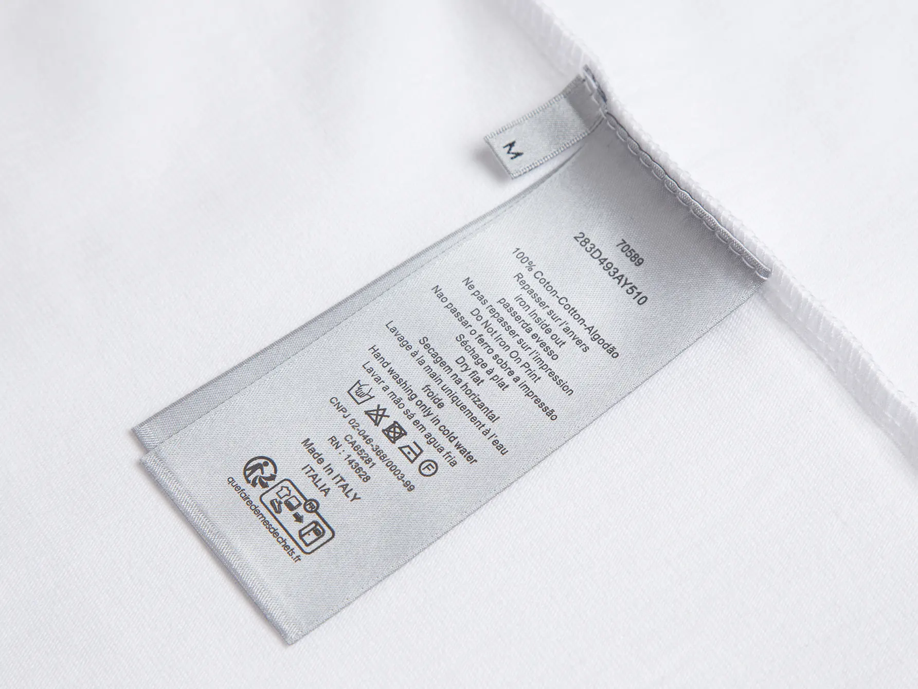 Logo Embroidered Cotton T-Shirt D10516281 — view 5