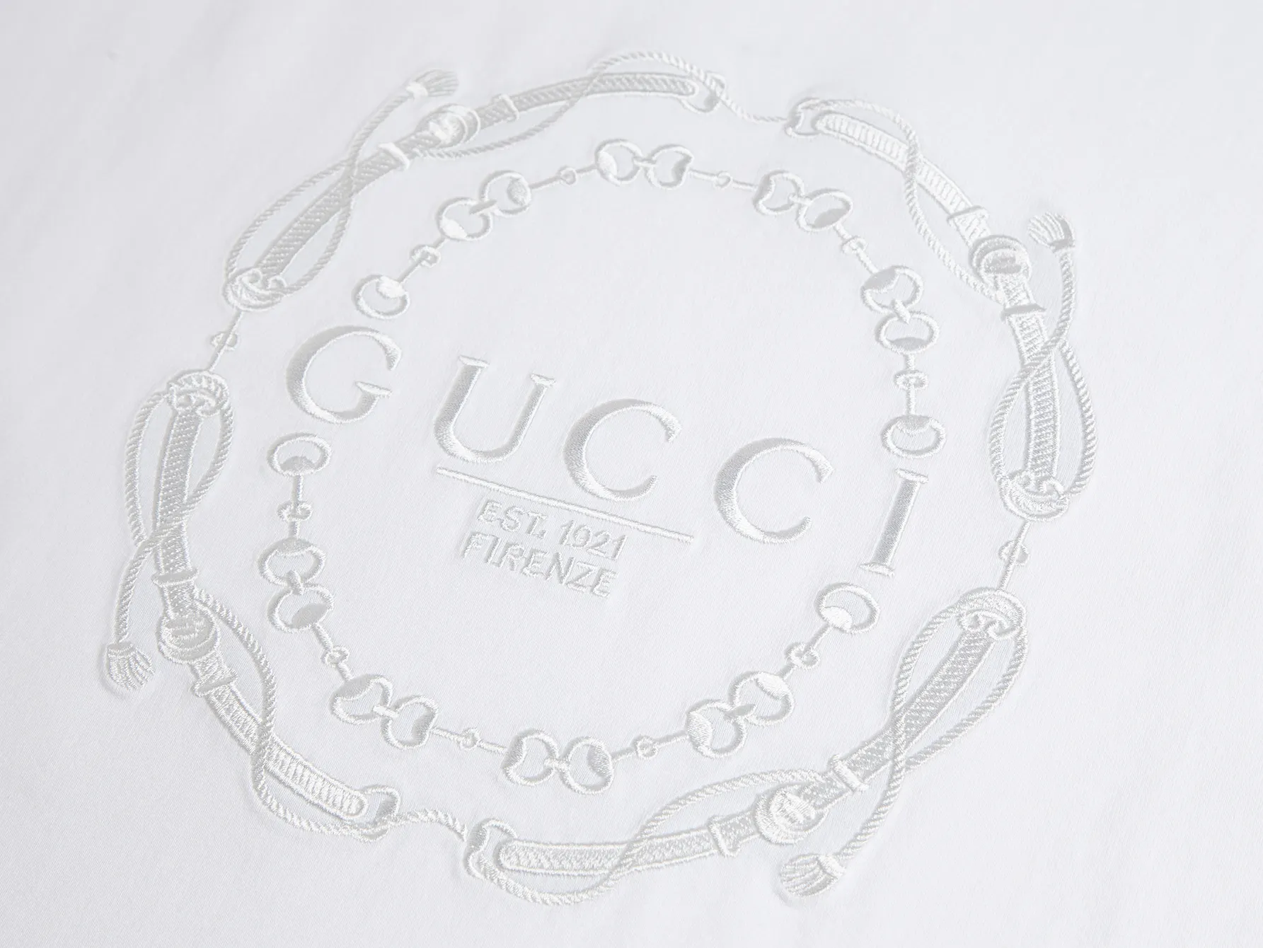 Embroidered Logo Cotton T-Shirt D10516372 — view 3