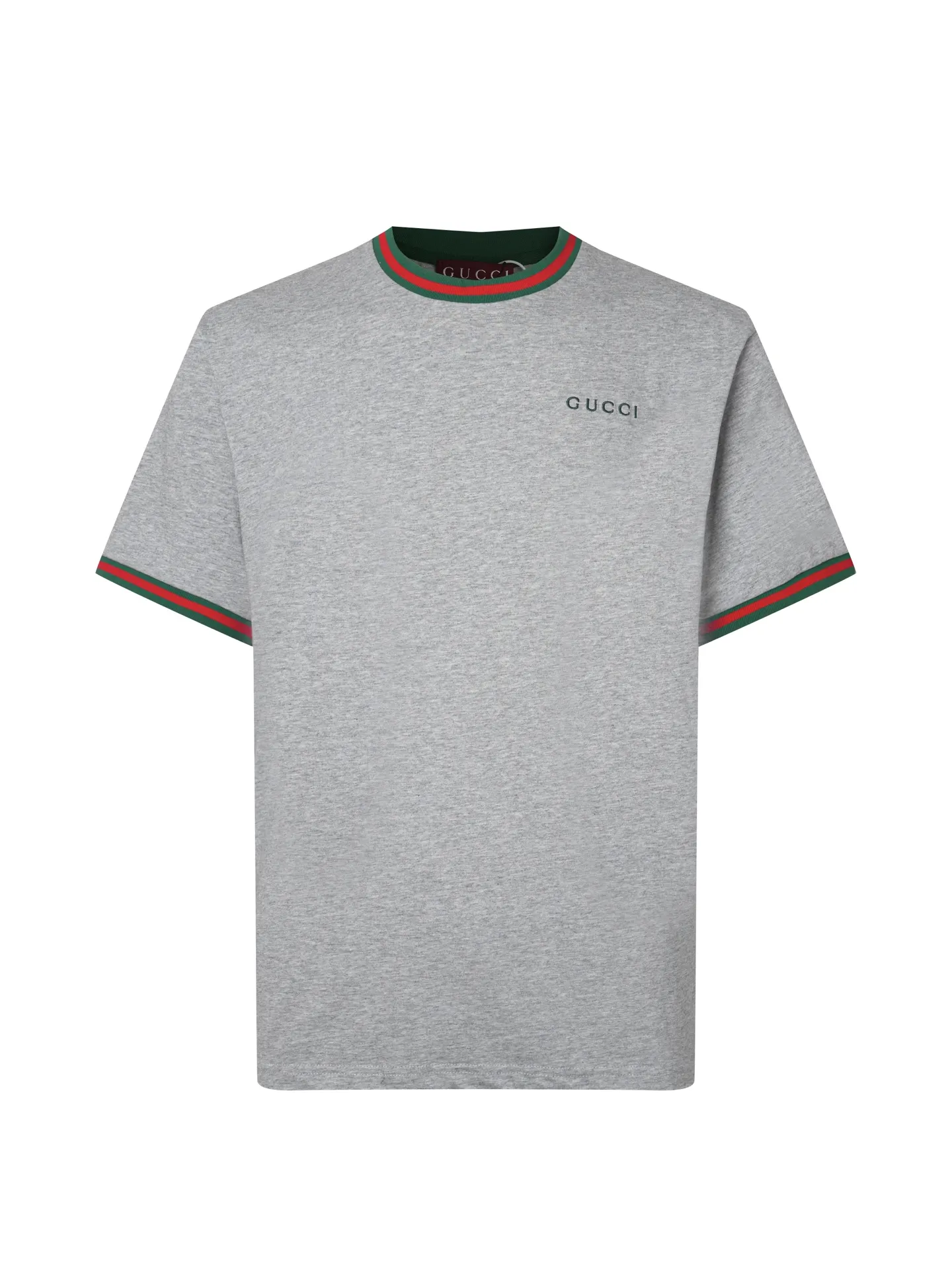 Web-Stripe Trim Logo Embroidery T-Shirt D10516303