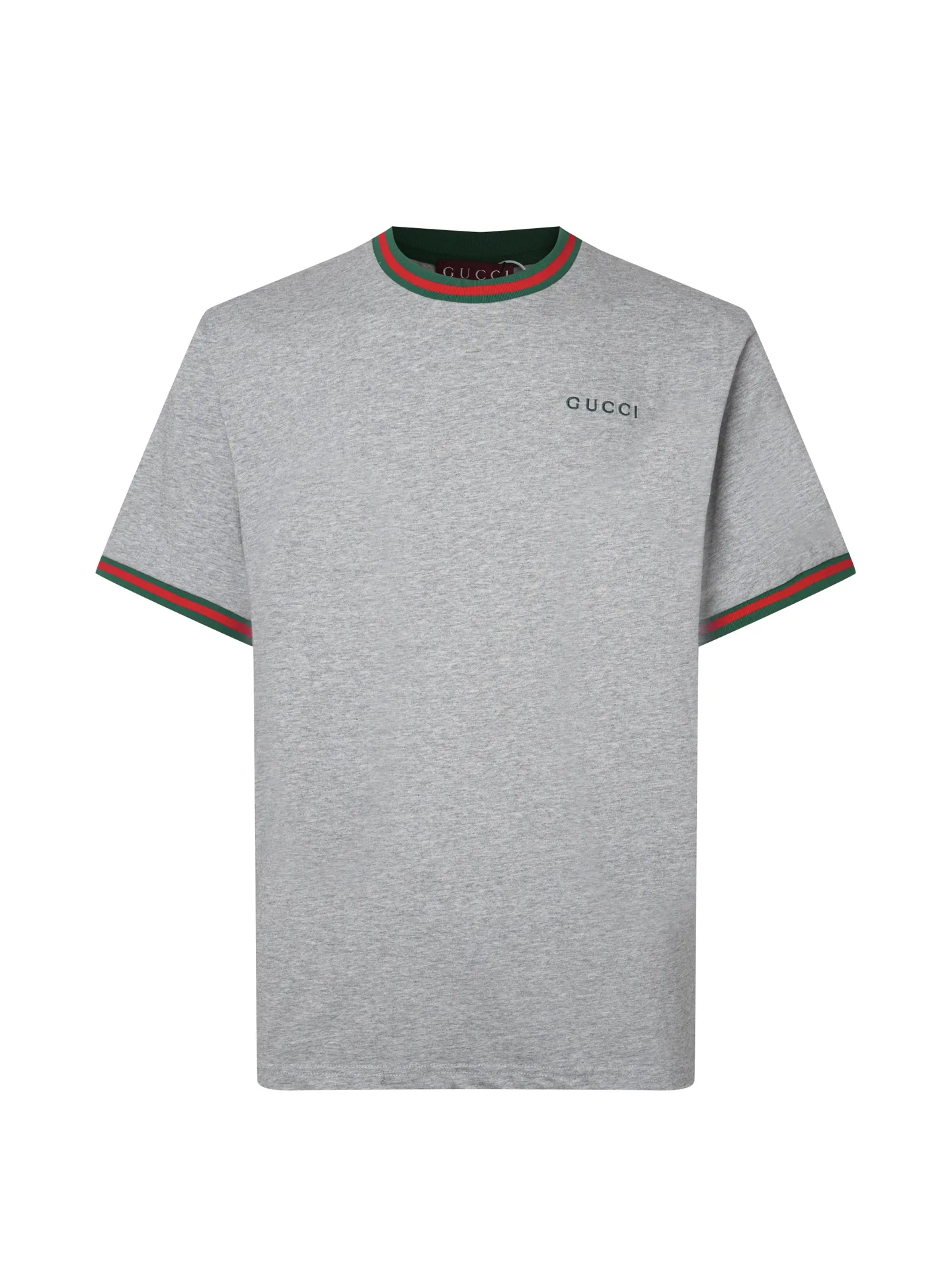 Web-Stripe Trim Logo Embroidery T-Shirt D10516303