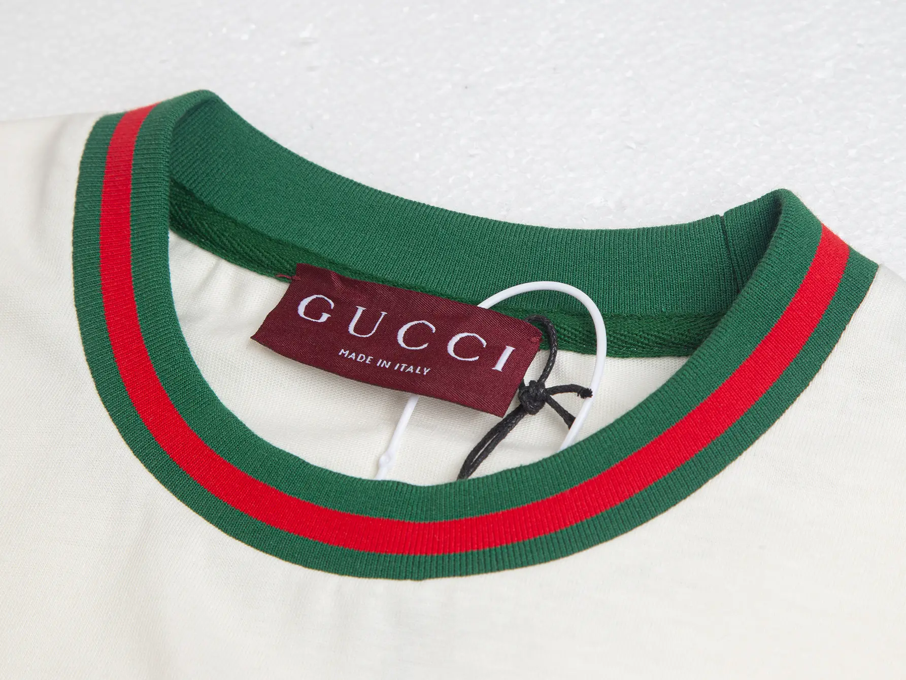 Web-Stripe Trim Cotton T-Shirt D10516304 — view 3