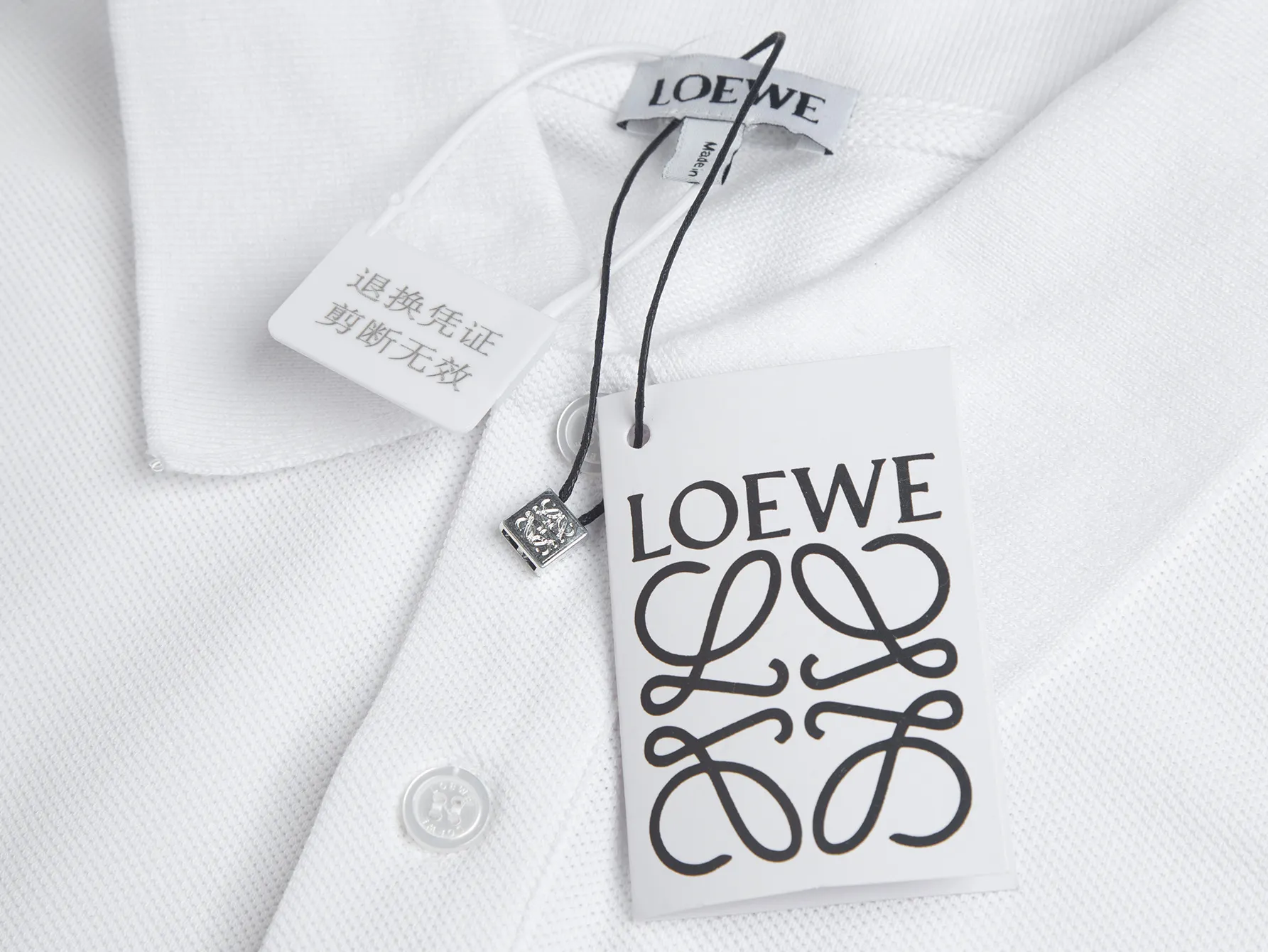 Logo-Embroidered Cotton-Pique Polo Shirt D10516186 — view 5