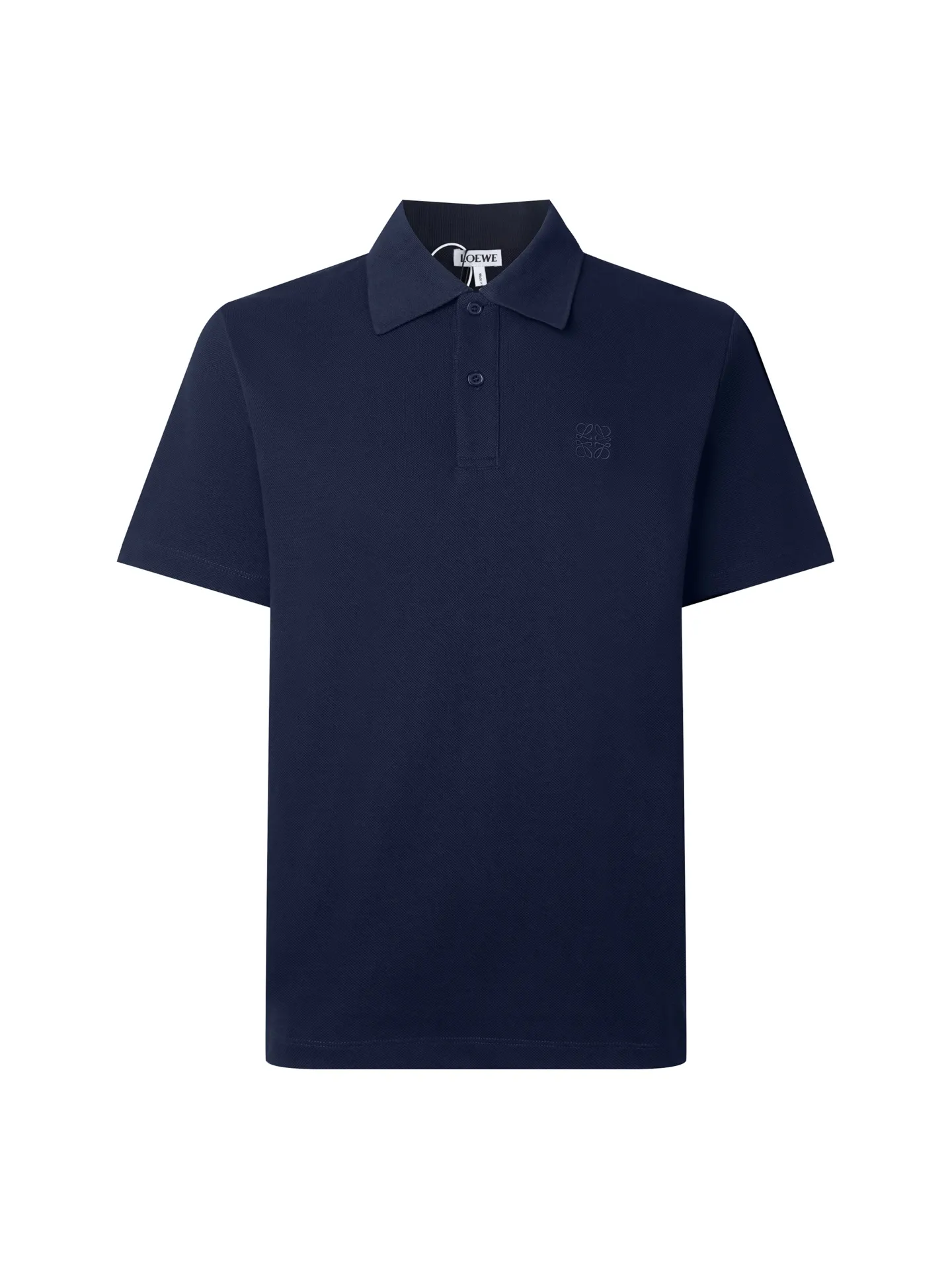 Anagram Embroidered Cotton-Piqué Polo Shirt D10516185