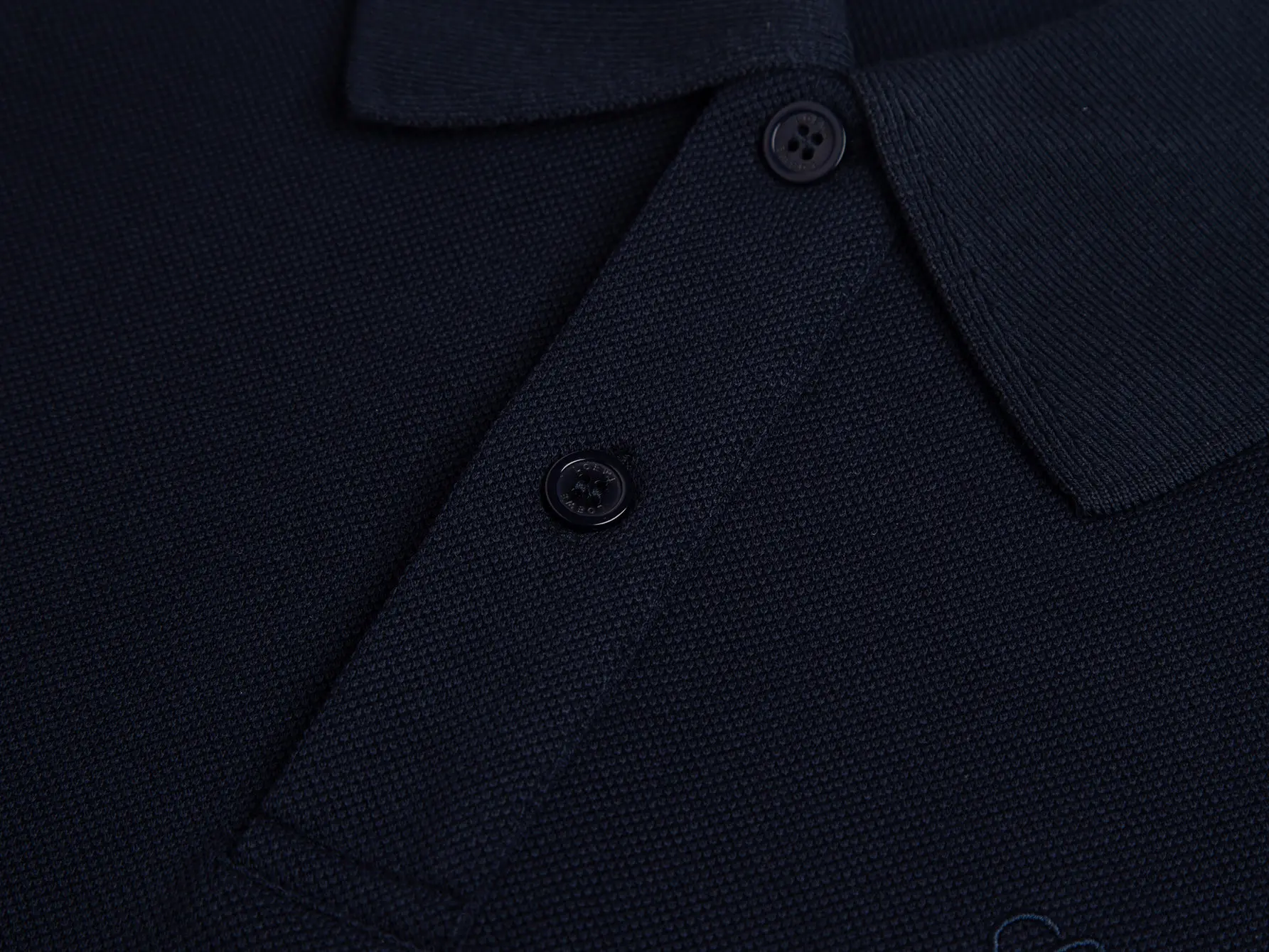 Anagram Embroidered Cotton-Piqué Polo Shirt D10516185 — view 3