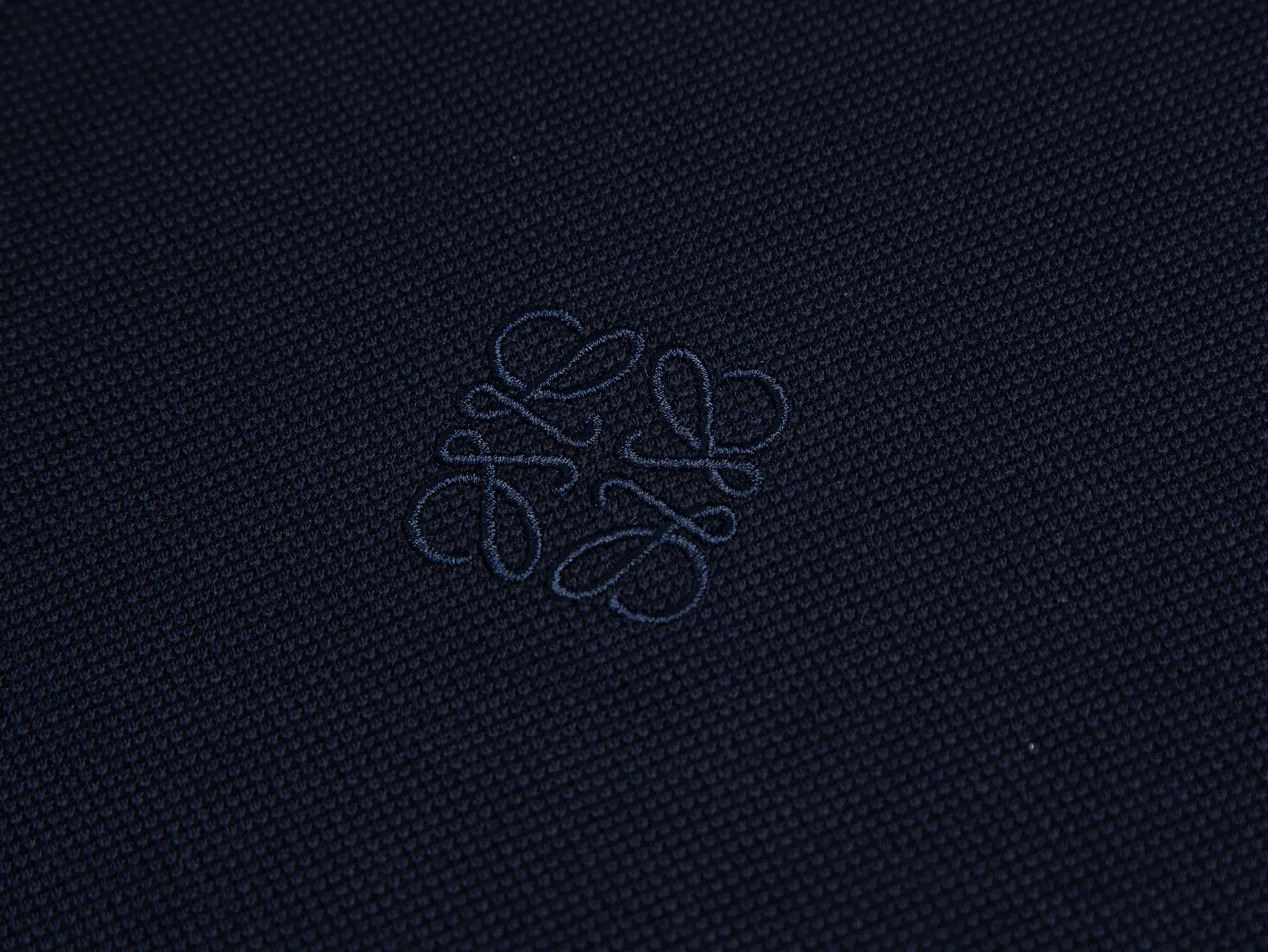 Anagram Embroidered Cotton-Piqué Polo Shirt D10516185 — view 5