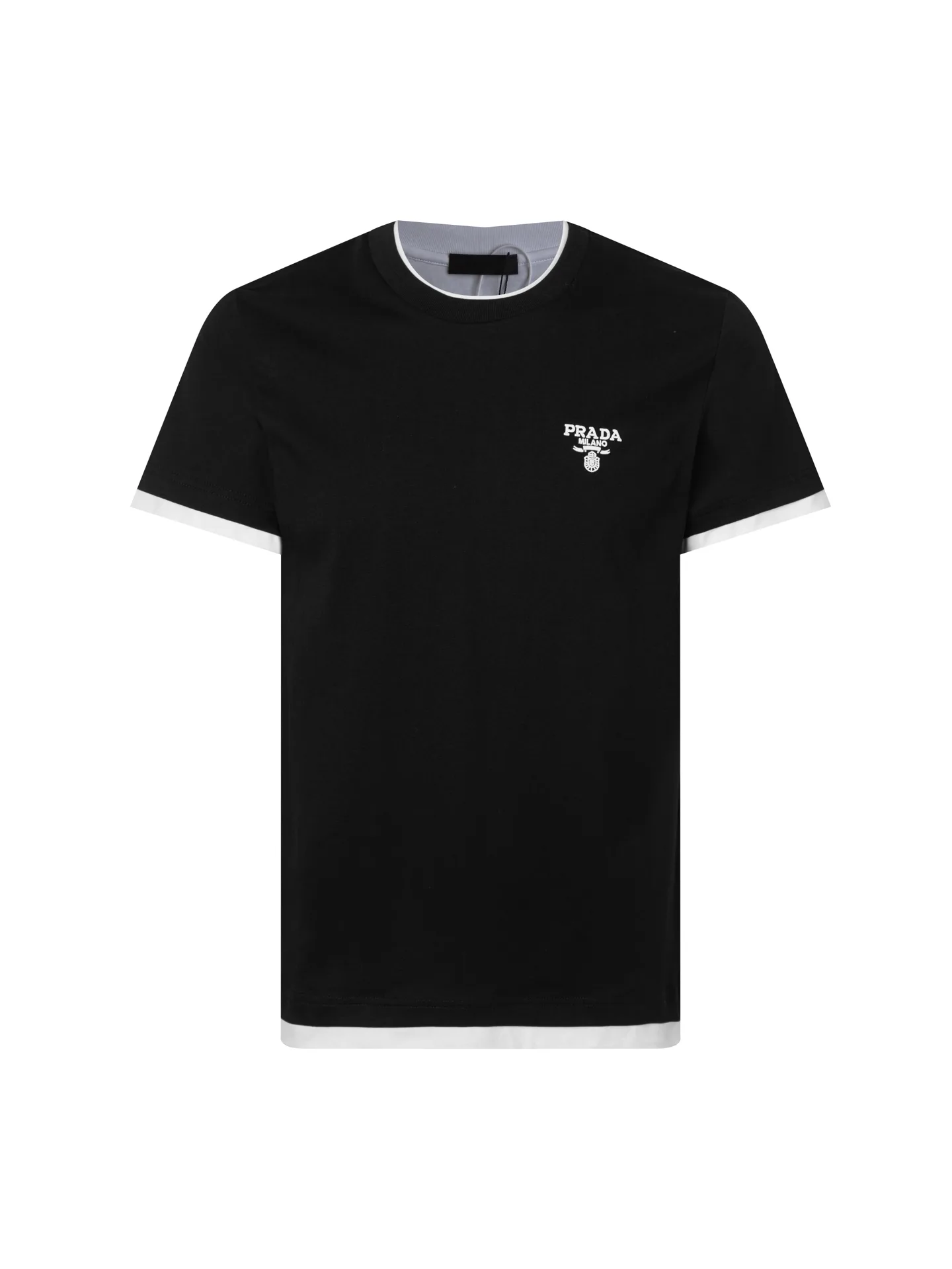 Logo-Embroidered Layered-Effect T-Shirt D10516381