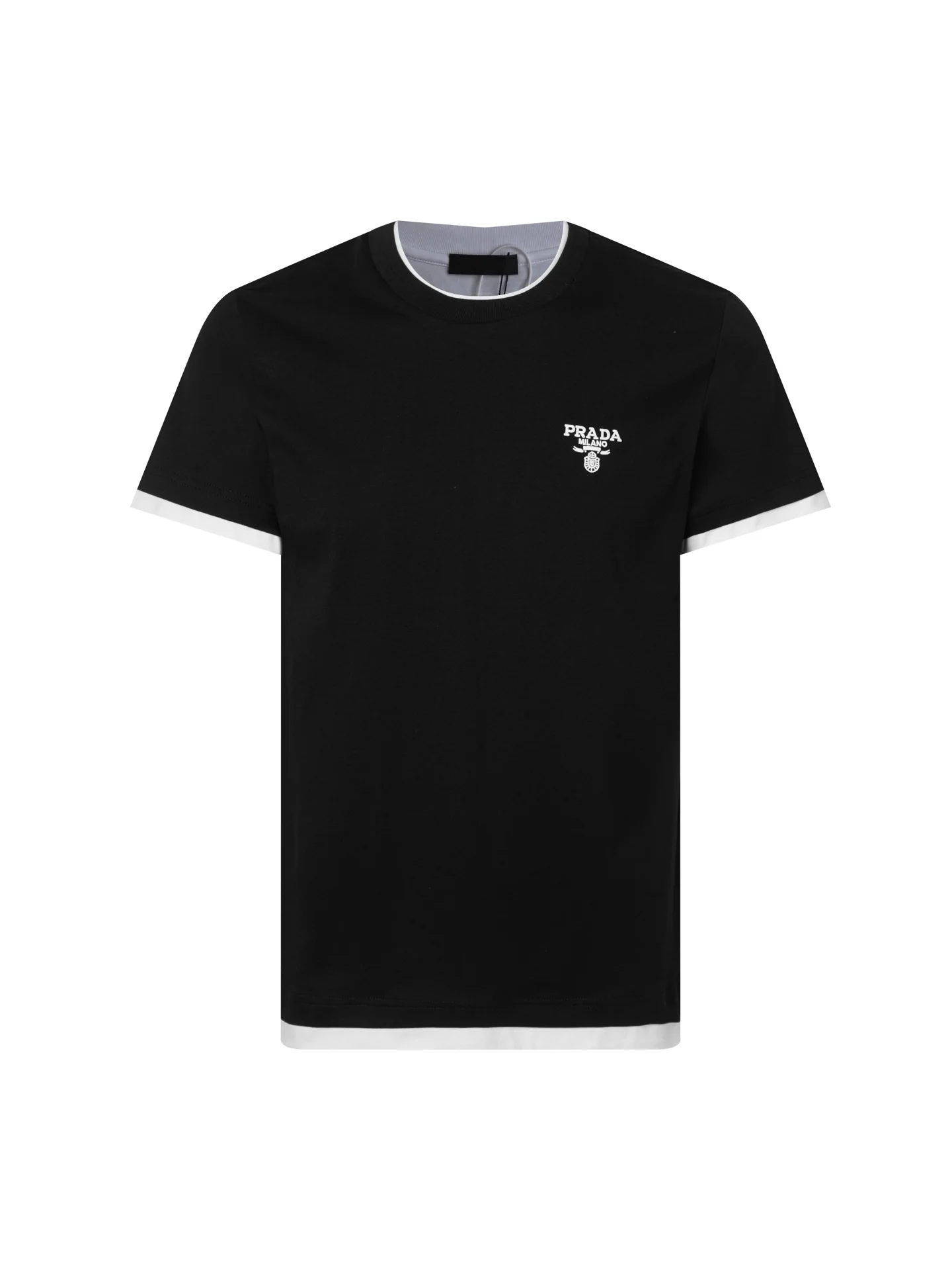 Logo-Embroidered Layered-Effect T-Shirt D10516381
